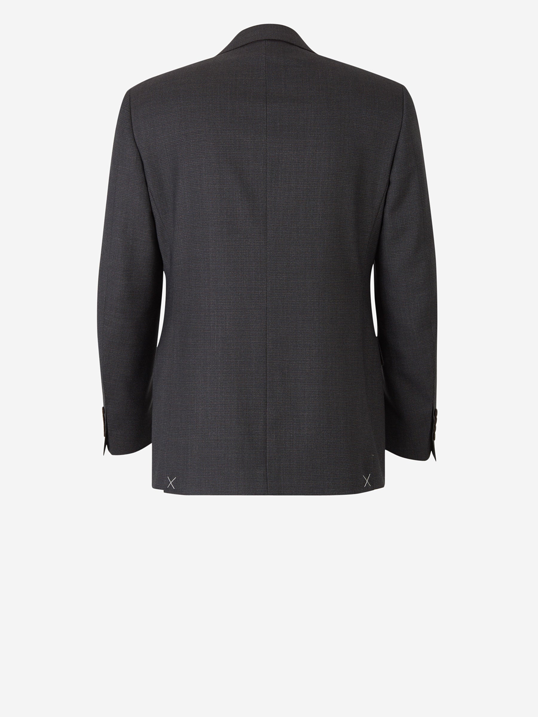 Canali Traje con microcuadro color Marrón Oscuro sku 312-002564 01 - Foto 2