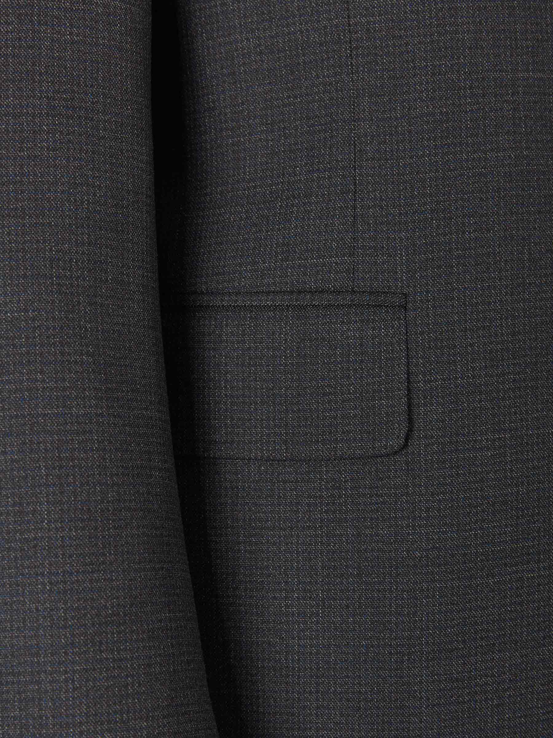 Canali Traje con microcuadro color Marrón Oscuro sku 312-002564 01 - Foto 4