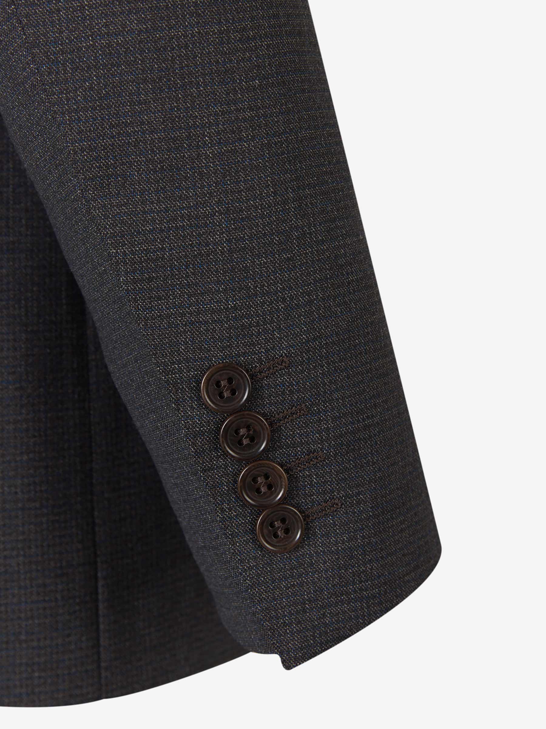 Canali Traje con microcuadro color Marrón Oscuro sku 312-002564 01 - Foto 5