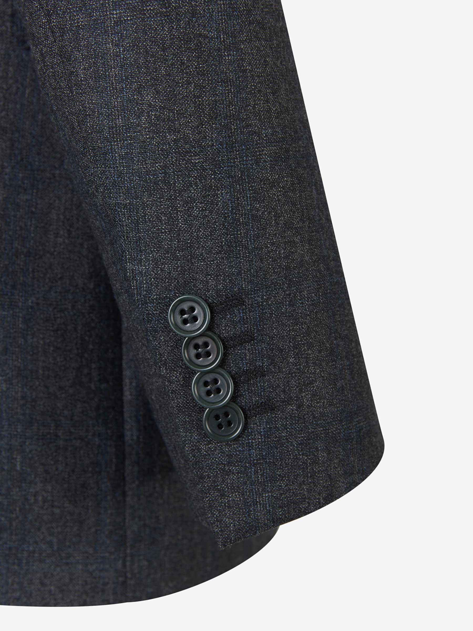 Canali Traje con motivo de micro-punto y cuadros color Gris Oscuro sku 312-002567 01 - Foto 5