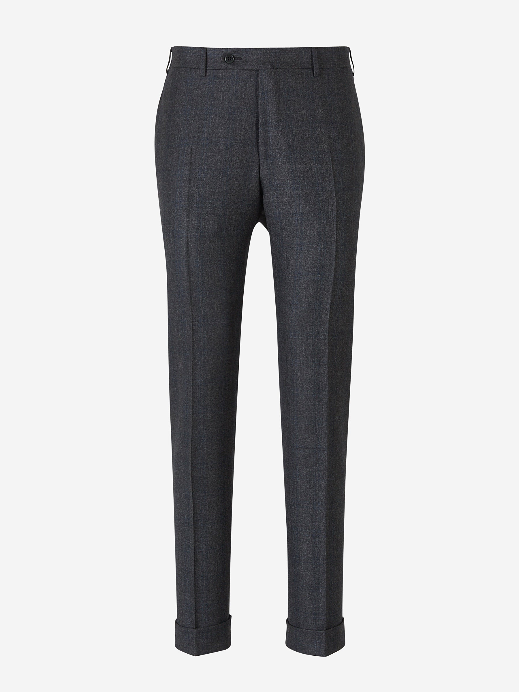 Canali Traje con motivo de micro-punto y cuadros color Gris Oscuro sku 312-002567 01 - Foto 6