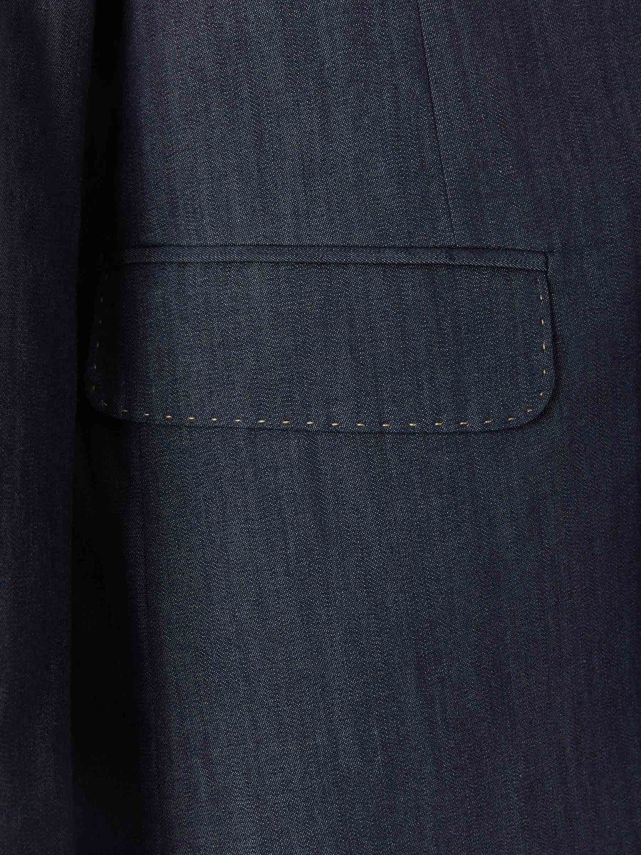 Outlet online Dsquared2 Hombre Traje Manchester Denim color Azul Cobalto sku 312-002602 01 - Foto 3