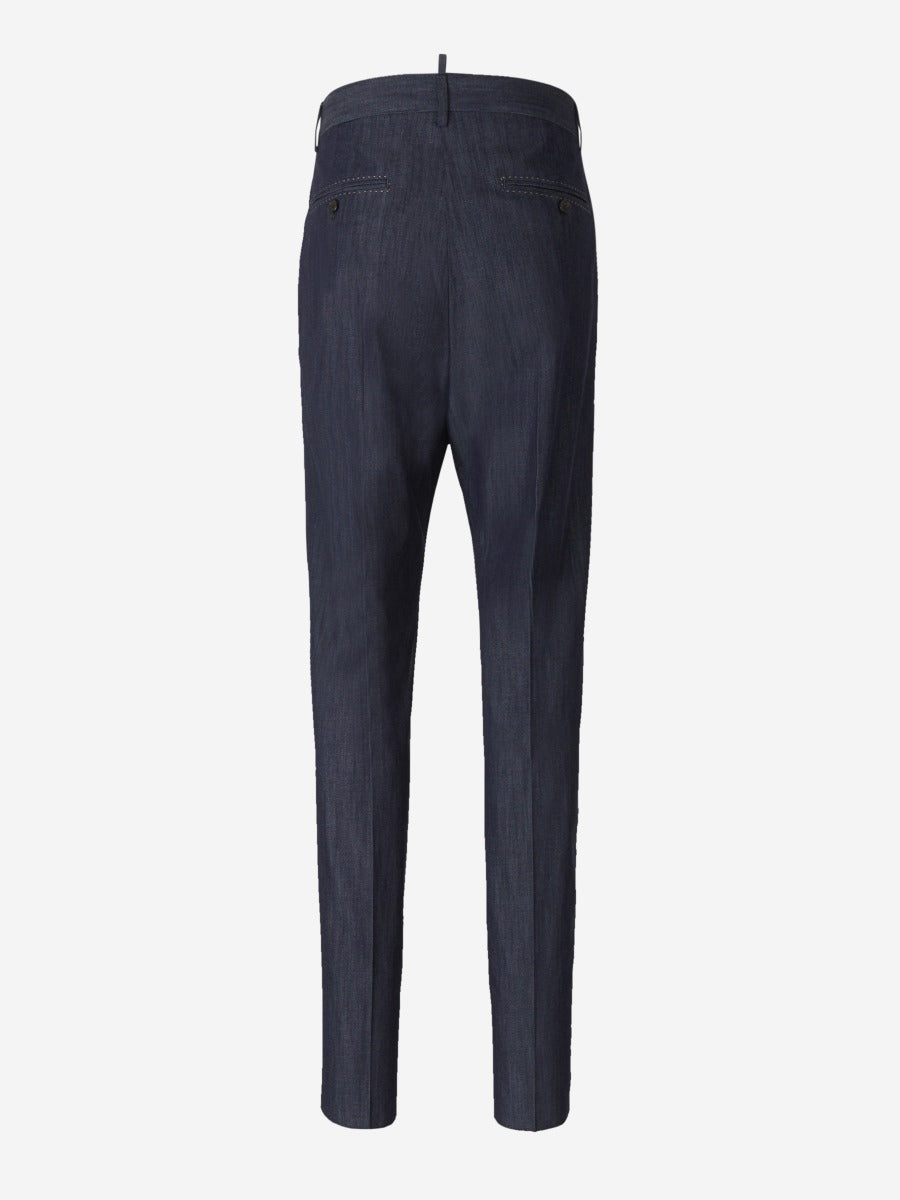 Outlet online Dsquared2 Hombre Traje Manchester Denim color Azul Cobalto sku 312-002602 01 - Foto 6
