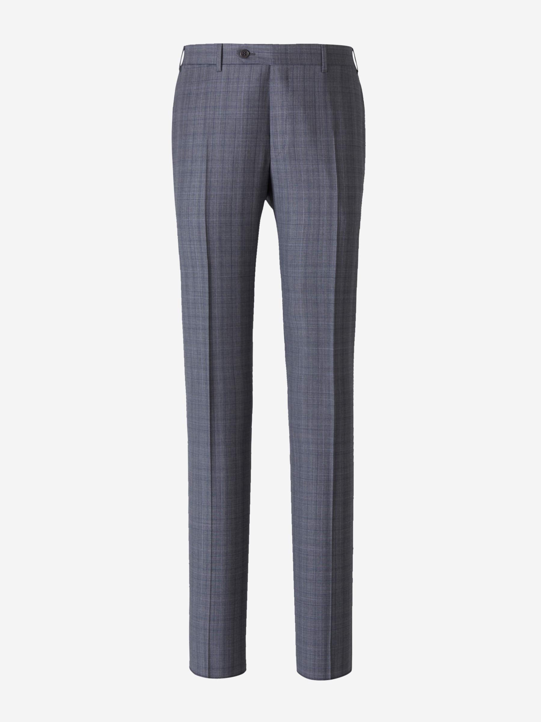 Outlet online Canali Hombre Traje Cuadros Lana color Gris Carbón sku 312-002650 01 - Foto 6