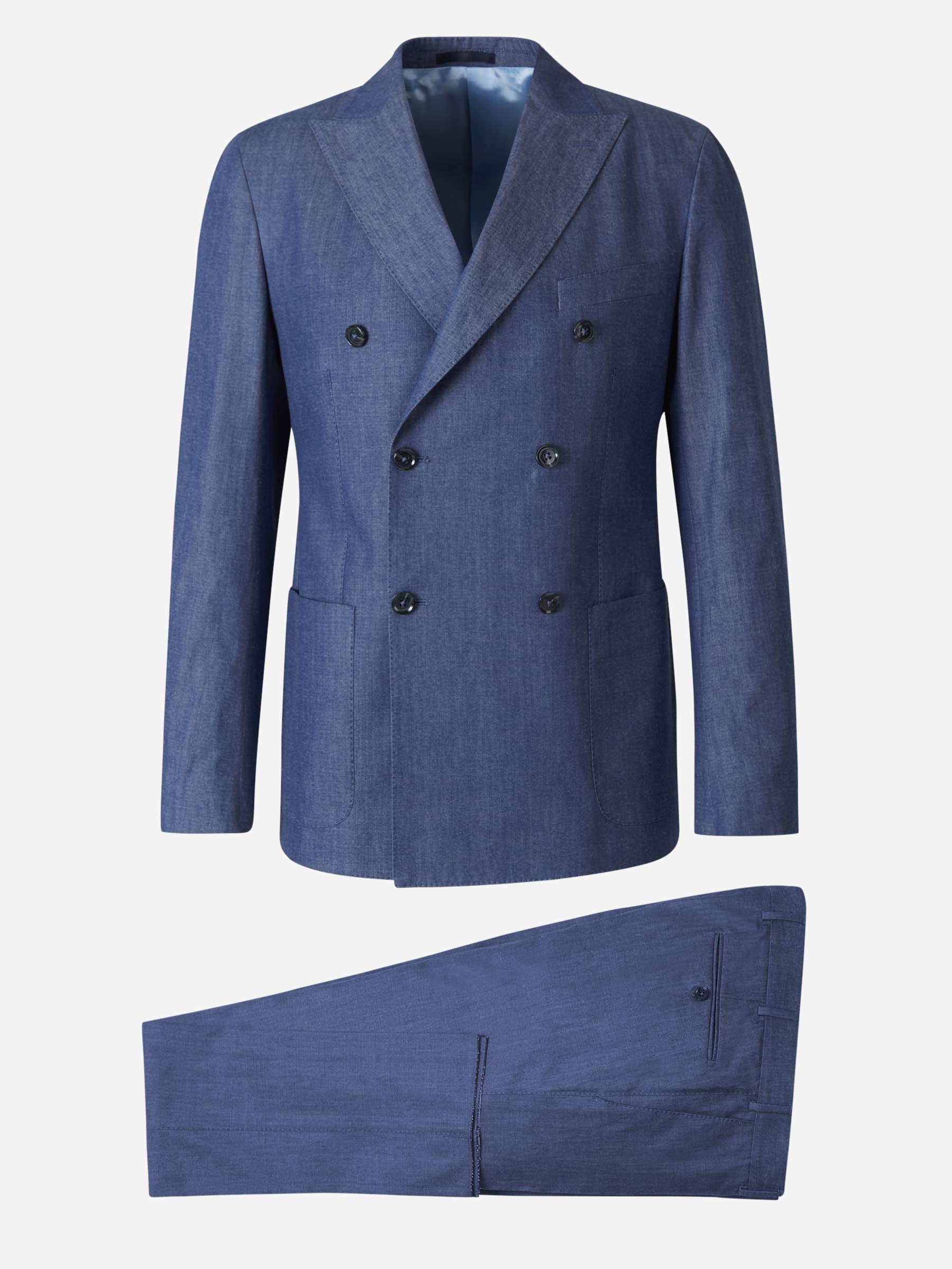 Outlet online Santa Eulalia Hombre Traje Algodón Denim color Azul Denim sku 312-002657 01 - Foto 1