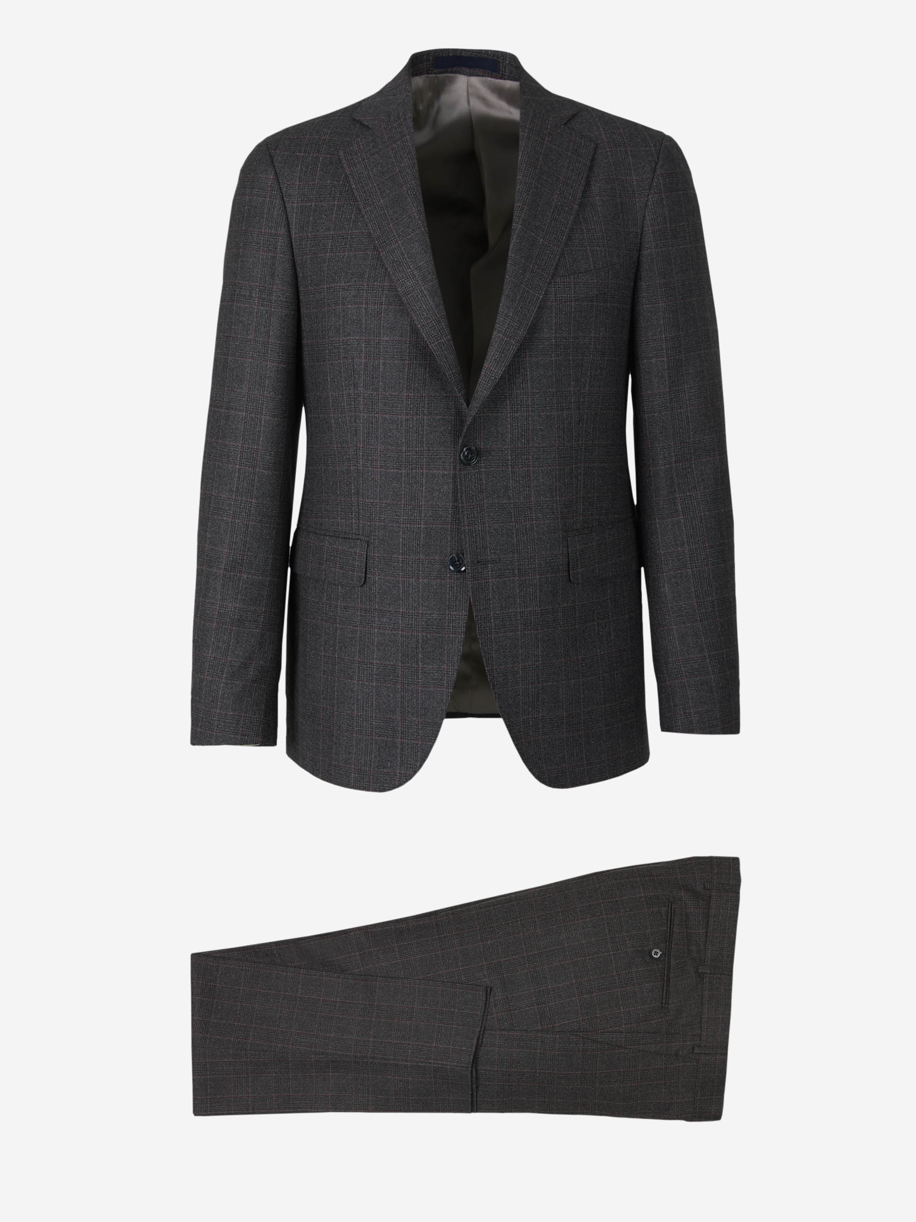 Scabal Traje Soho Motivo Cuadros color Gris Carbón sku 312-002696 01 - Foto 1