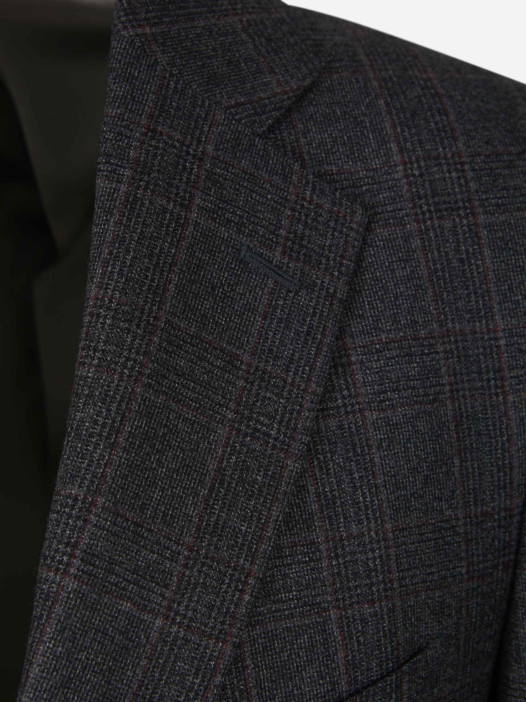 Scabal Traje Soho Motivo Cuadros color Gris Carbón sku 312-002696 01 - Foto 3
