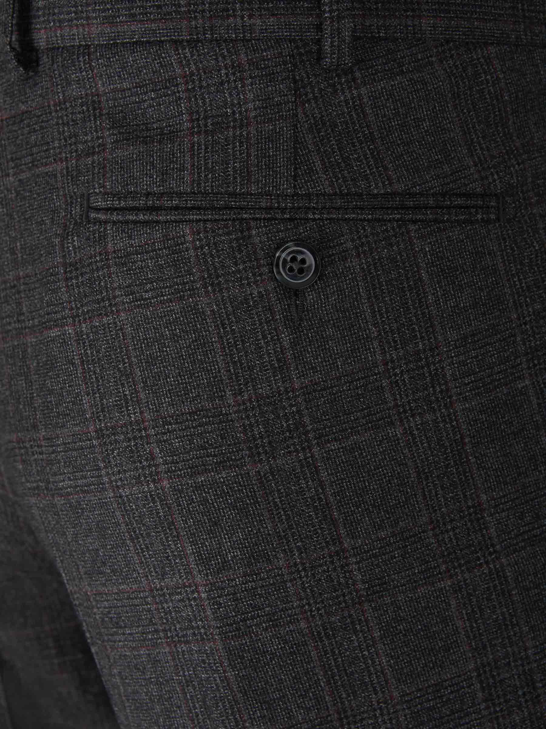Scabal Traje Soho Motivo Cuadros color Gris Carbón sku 312-002696 01 - Foto 9