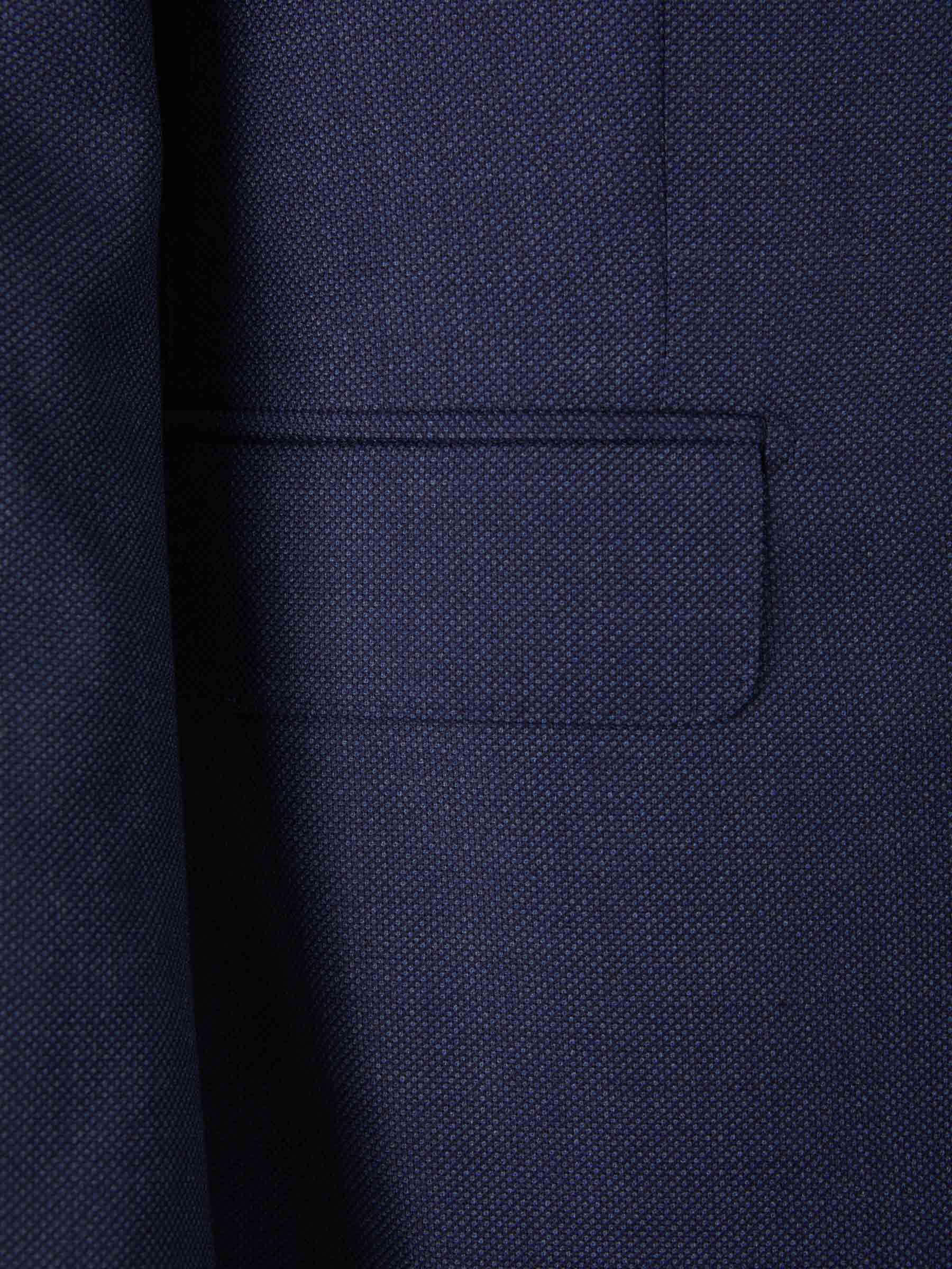 Outlet online Santa Eulalia Hombre Traje Liso Lana color Azul Noche sku 312-002700 01 - Foto 4