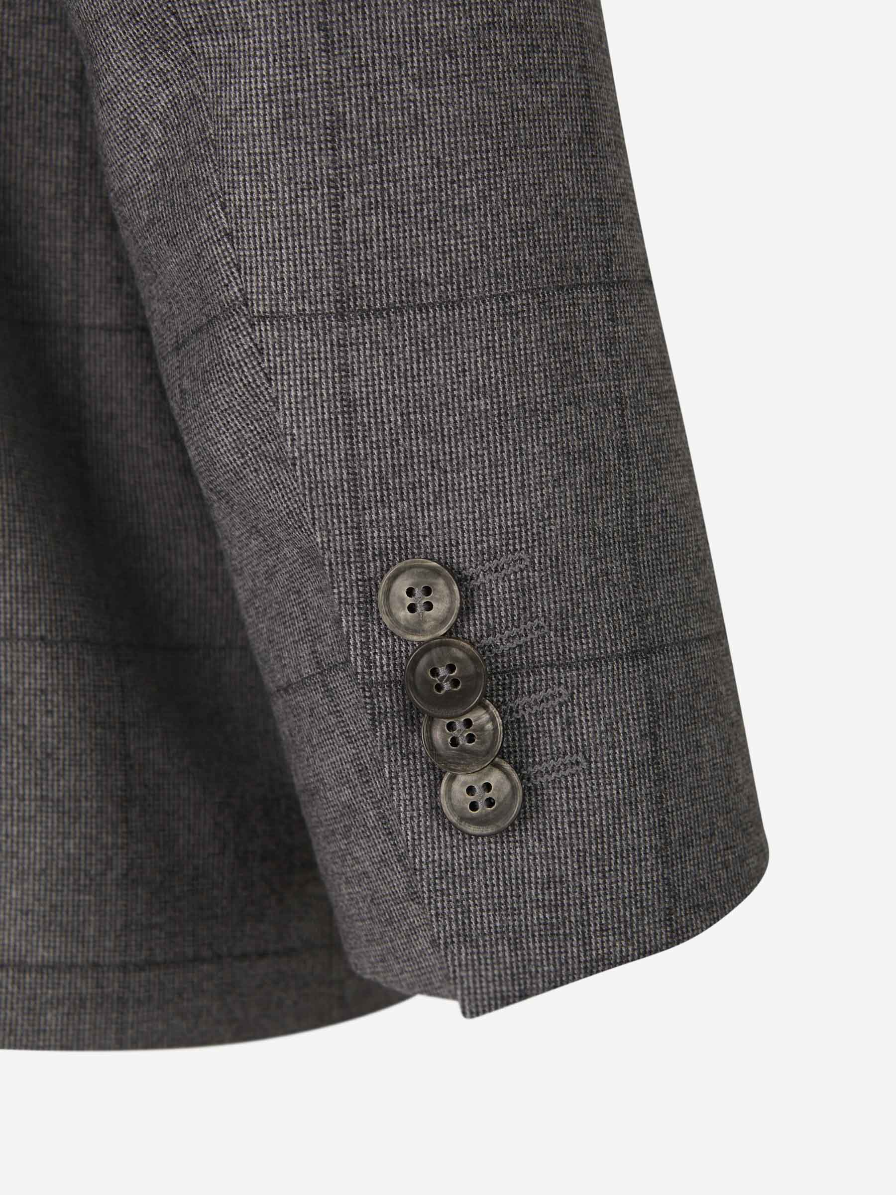Outlet online Canali Hombre Traje Motivo Cuadro color Gris Piedra sku 312-002711 01 - Foto 7