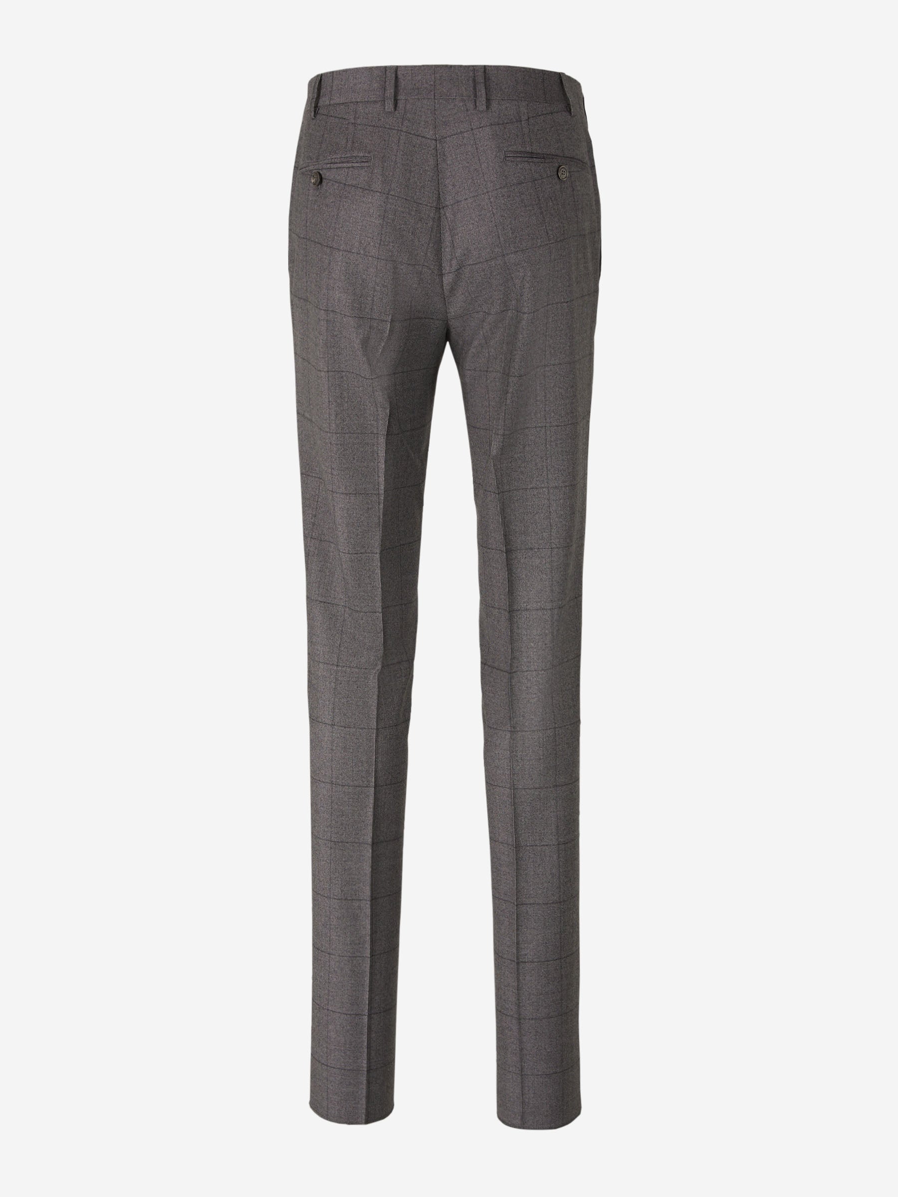 Outlet online Canali Hombre Traje Motivo Cuadro color Gris Piedra sku 312-002711 01 - Foto 4