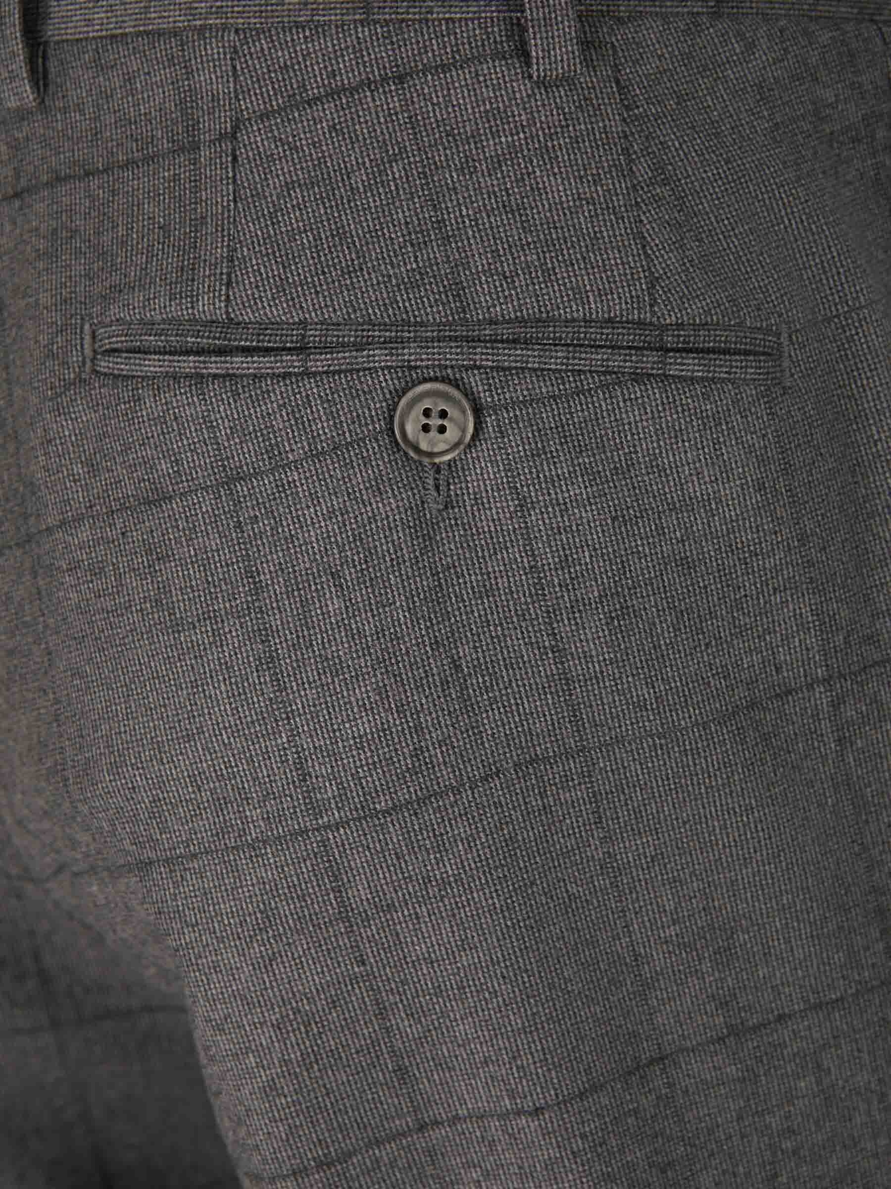 Canali Traje Motivo Cuadro color Gris Piedra sku 312-002711 01 - Foto 8