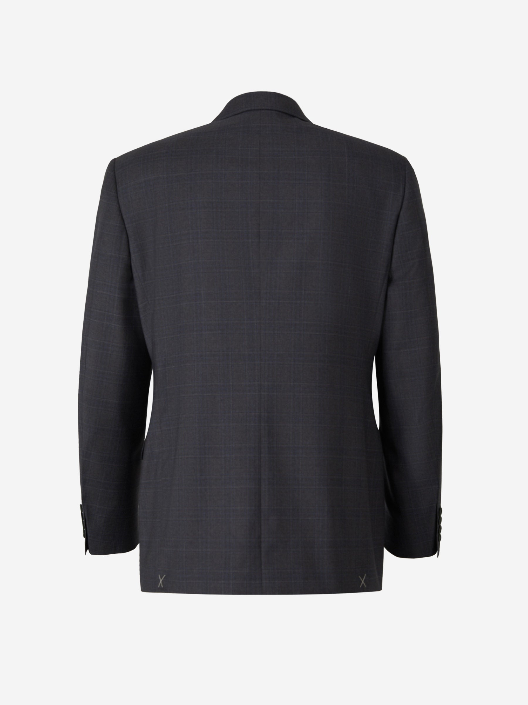 Canali Traje Motivo Cuadros color Gris Oscuro sku 312-002740 01 - Foto 1