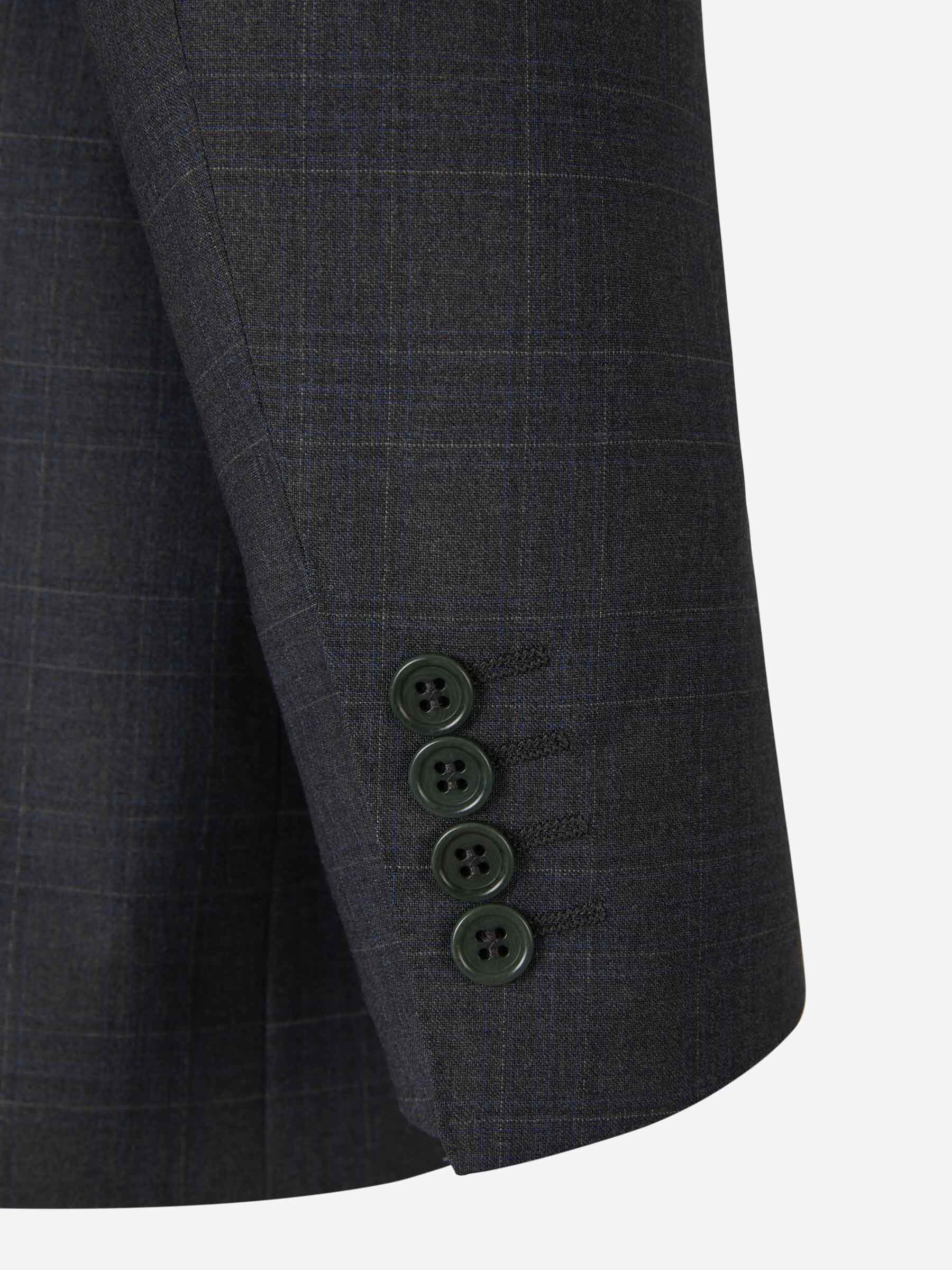 Canali Traje Motivo Cuadros color Gris Oscuro sku 312-002740 01 - Foto 4