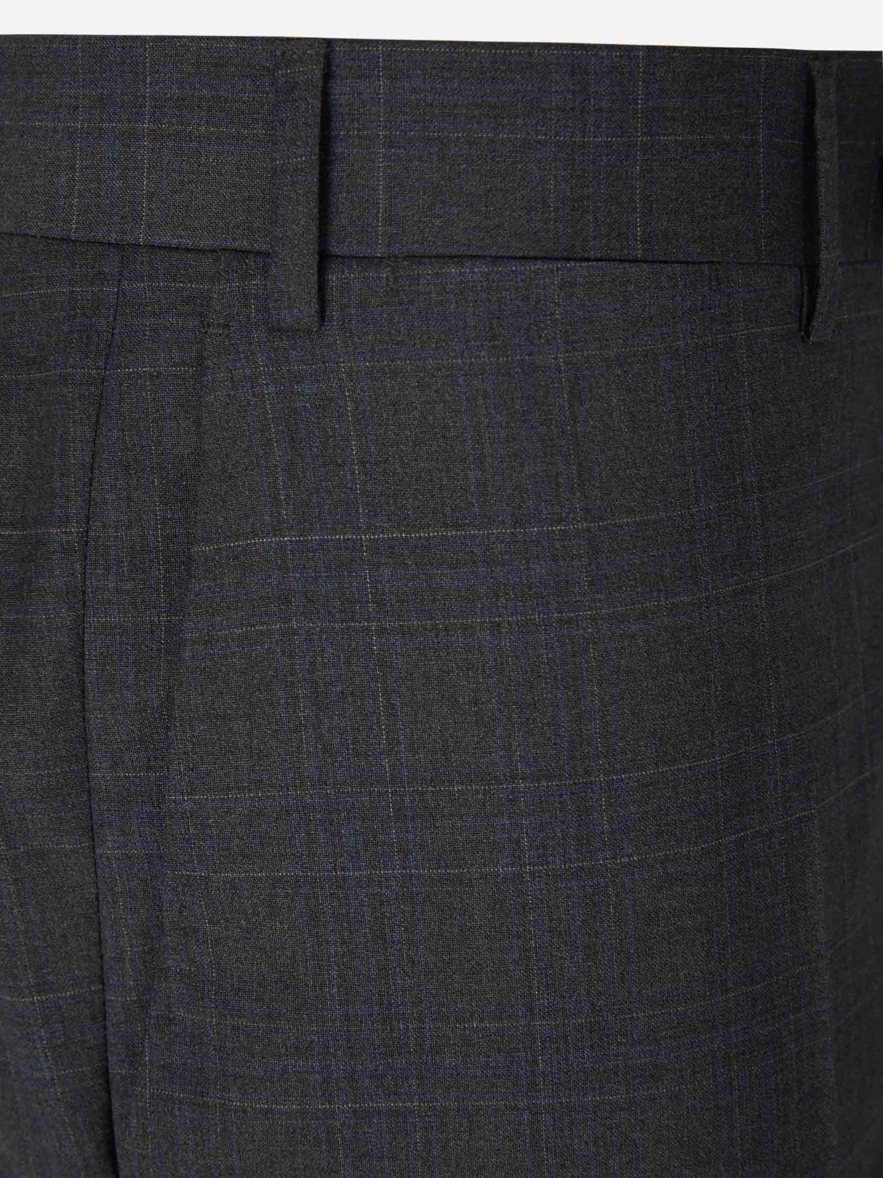 Canali Traje Motivo Cuadros color Gris Oscuro sku 312-002740 01 - Foto 7