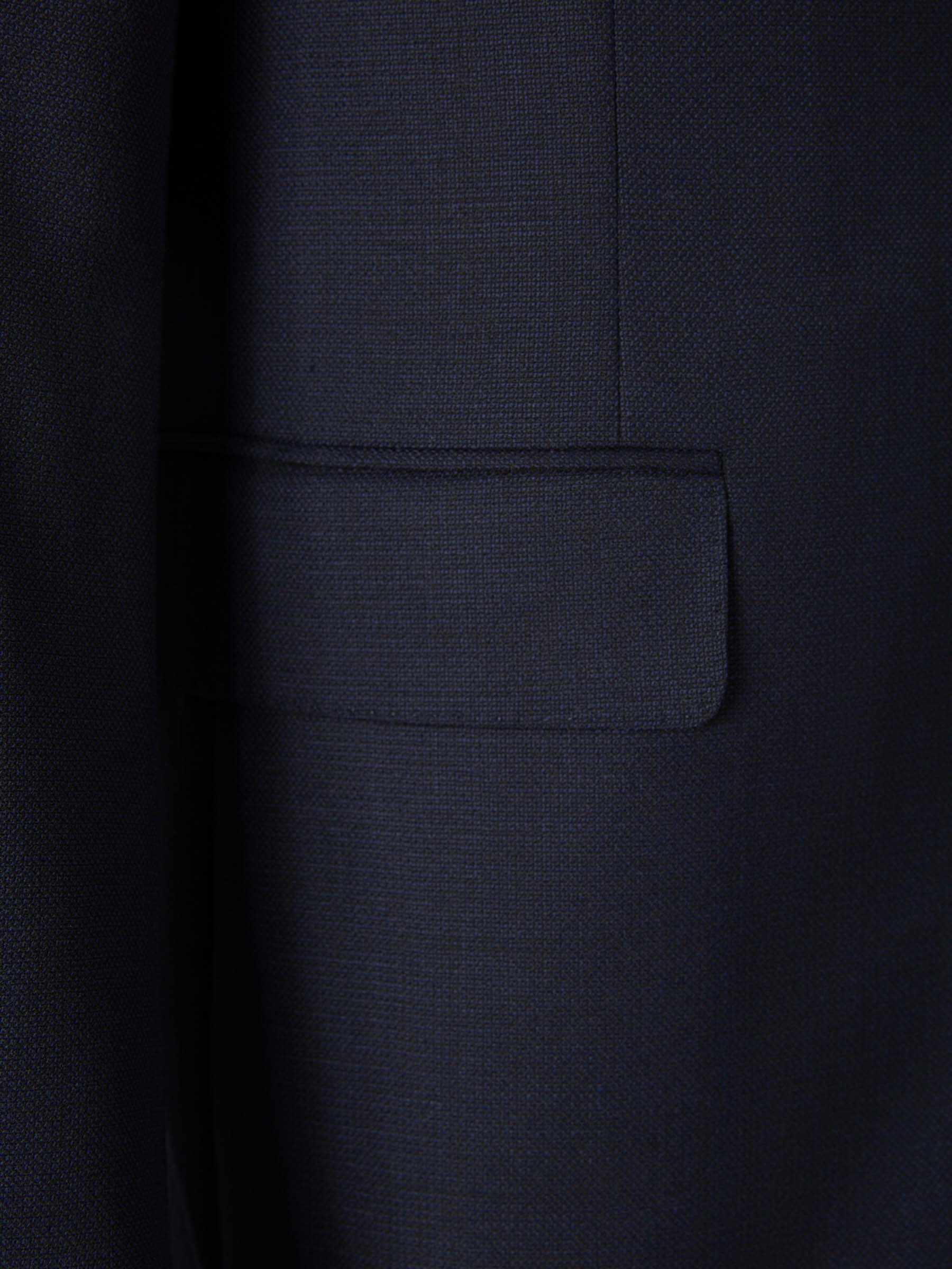 Outlet online Canali Hombre Traje Liso Lana color Azul Noche sku 312-002759 01 - Foto 4