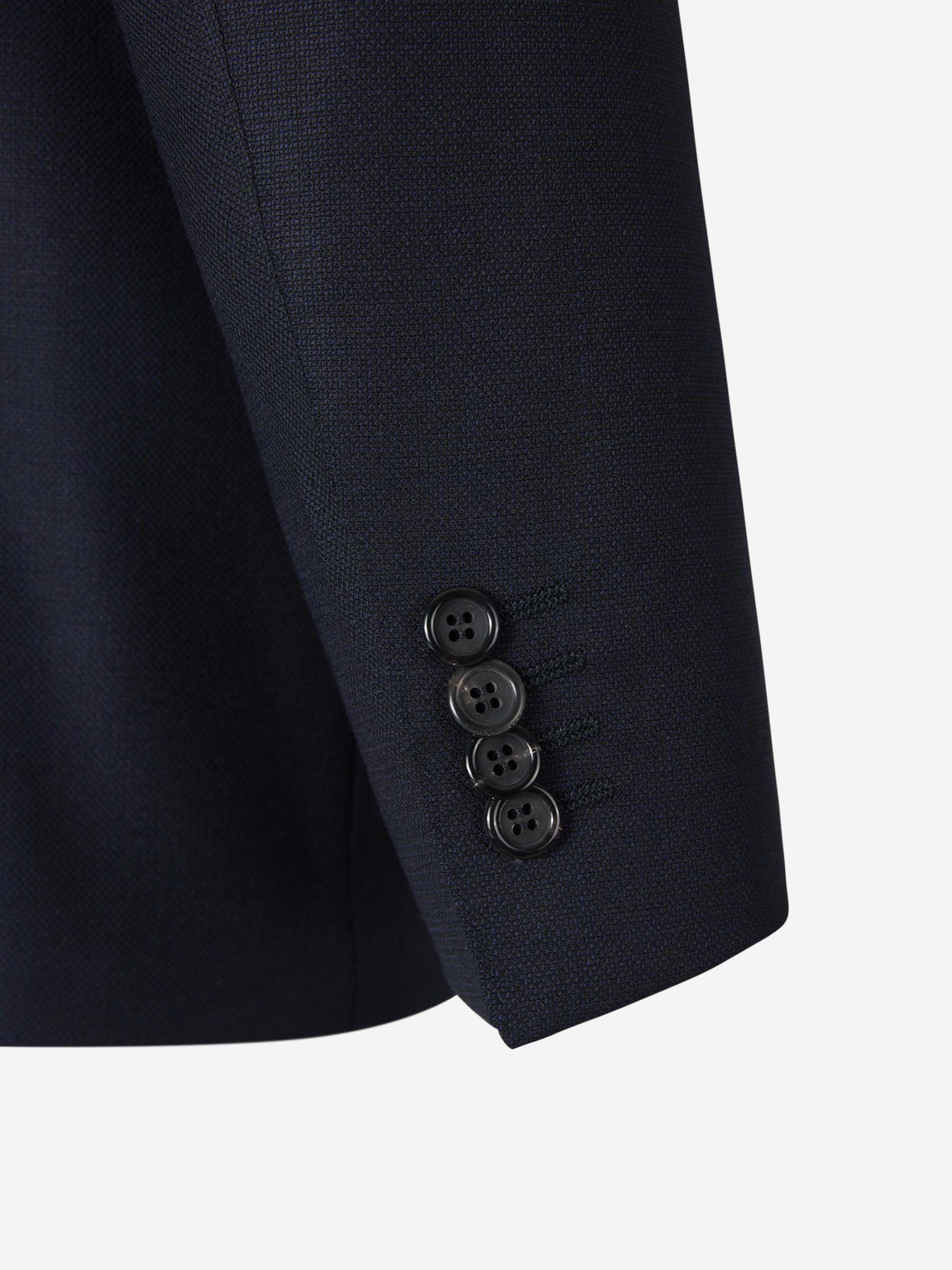 Outlet online Canali Hombre Traje Liso Lana color Azul Noche sku 312-002759 01 - Foto 5