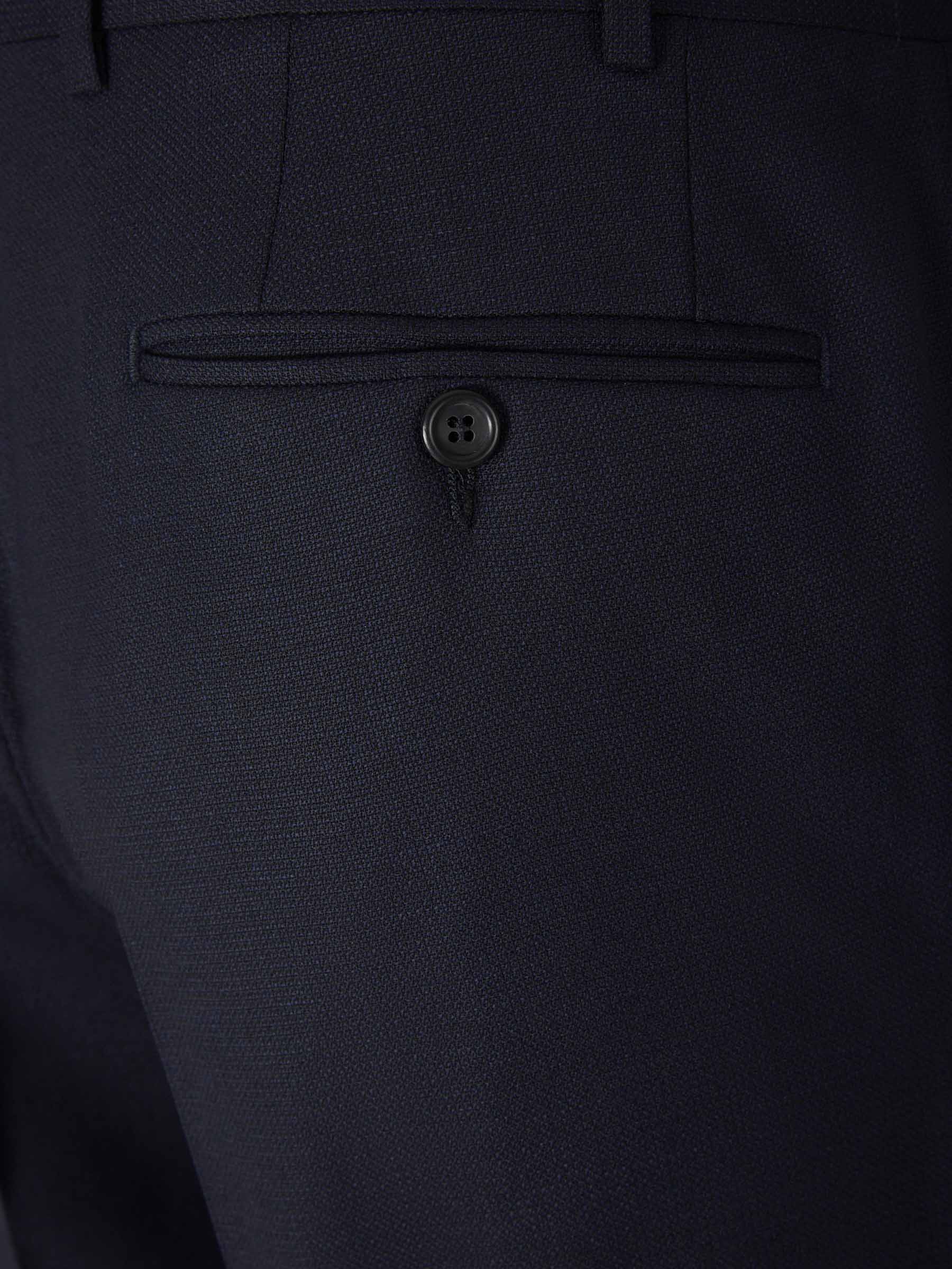 Outlet online Canali Hombre Traje Liso Lana color Azul Noche sku 312-002759 01 - Foto 9
