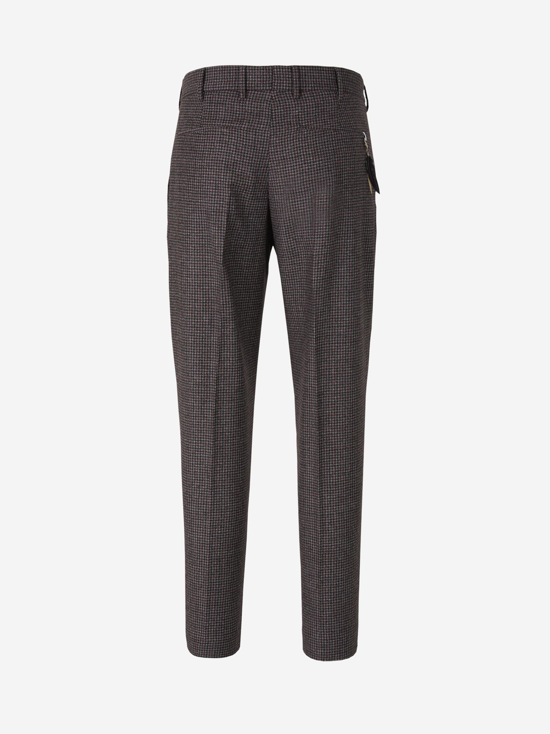 PT Torino Pantalones Cuadros Lana color Topo sku 322-000401 02 - Foto 7