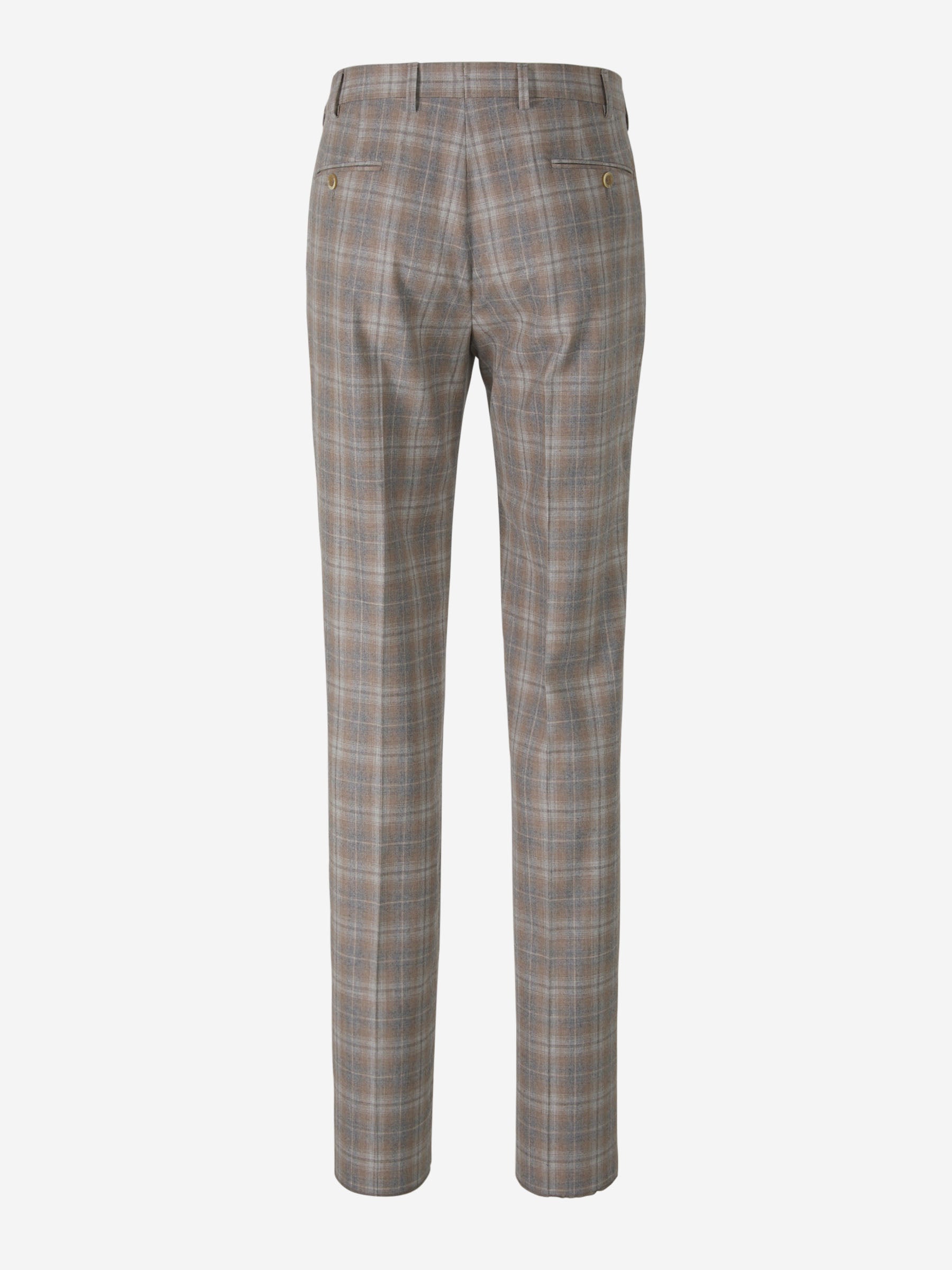 Outlet online Marco Pescarolo Hombre Pantalones Formales Cuadros color Gris Claro sku 322-000403 01 - Foto 2
