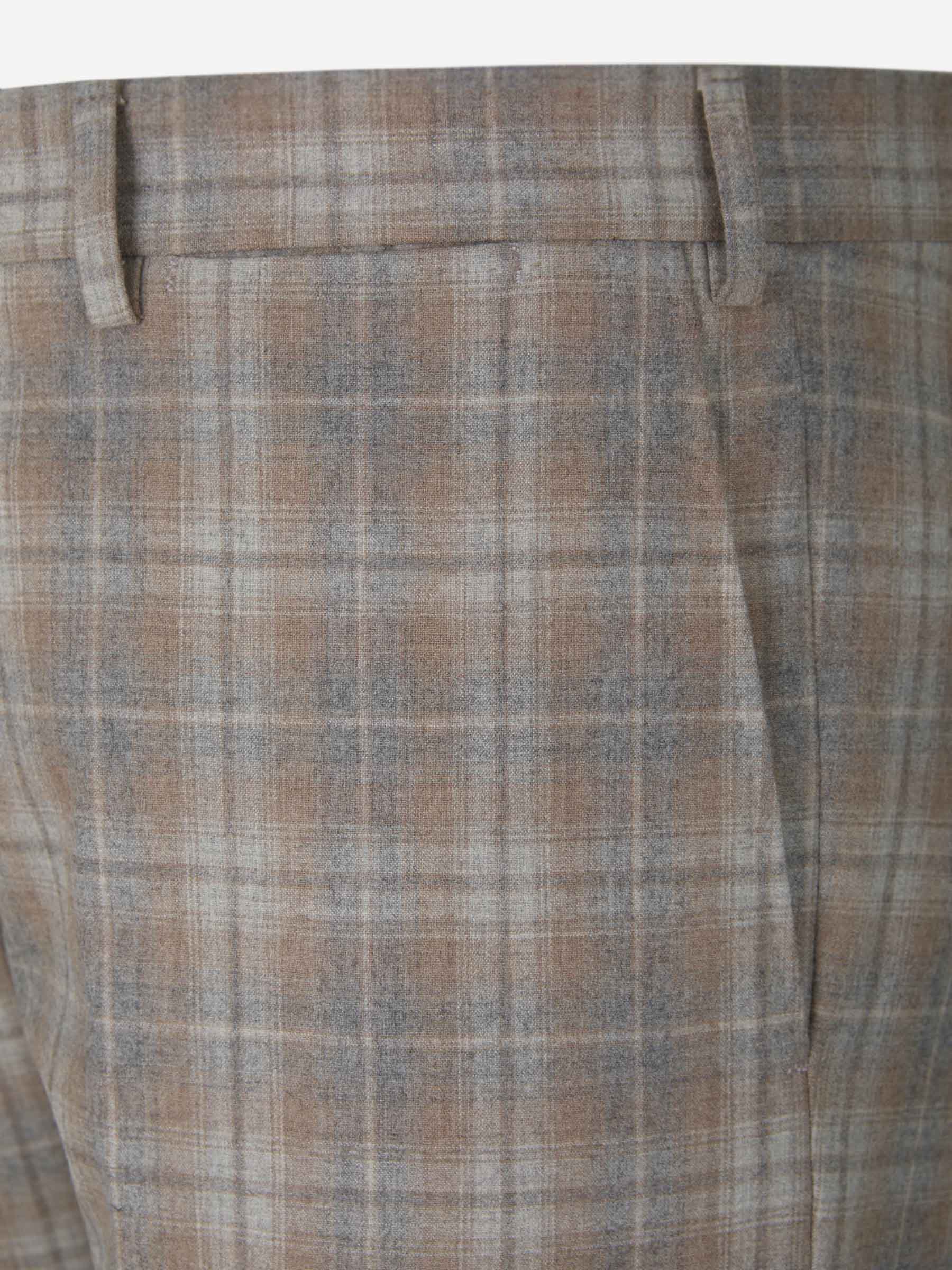 Outlet online Marco Pescarolo Hombre Pantalones Formales Cuadros color Gris Claro sku 322-000403 01 - Foto 3