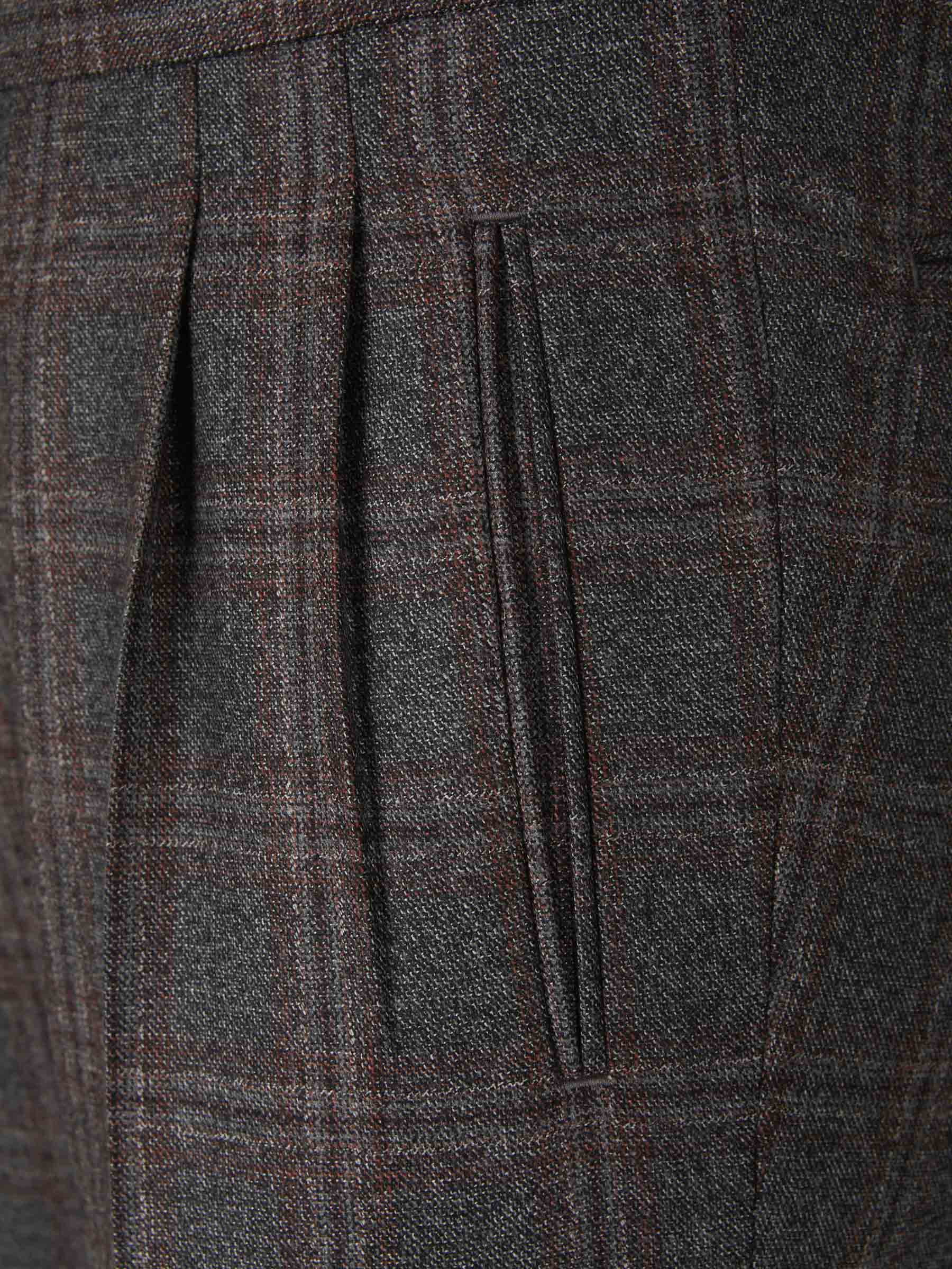 Outlet online Scabal Hombre Pantalones Vestir Lana color Gris Piedra sku 322-000415 01 - Foto 3