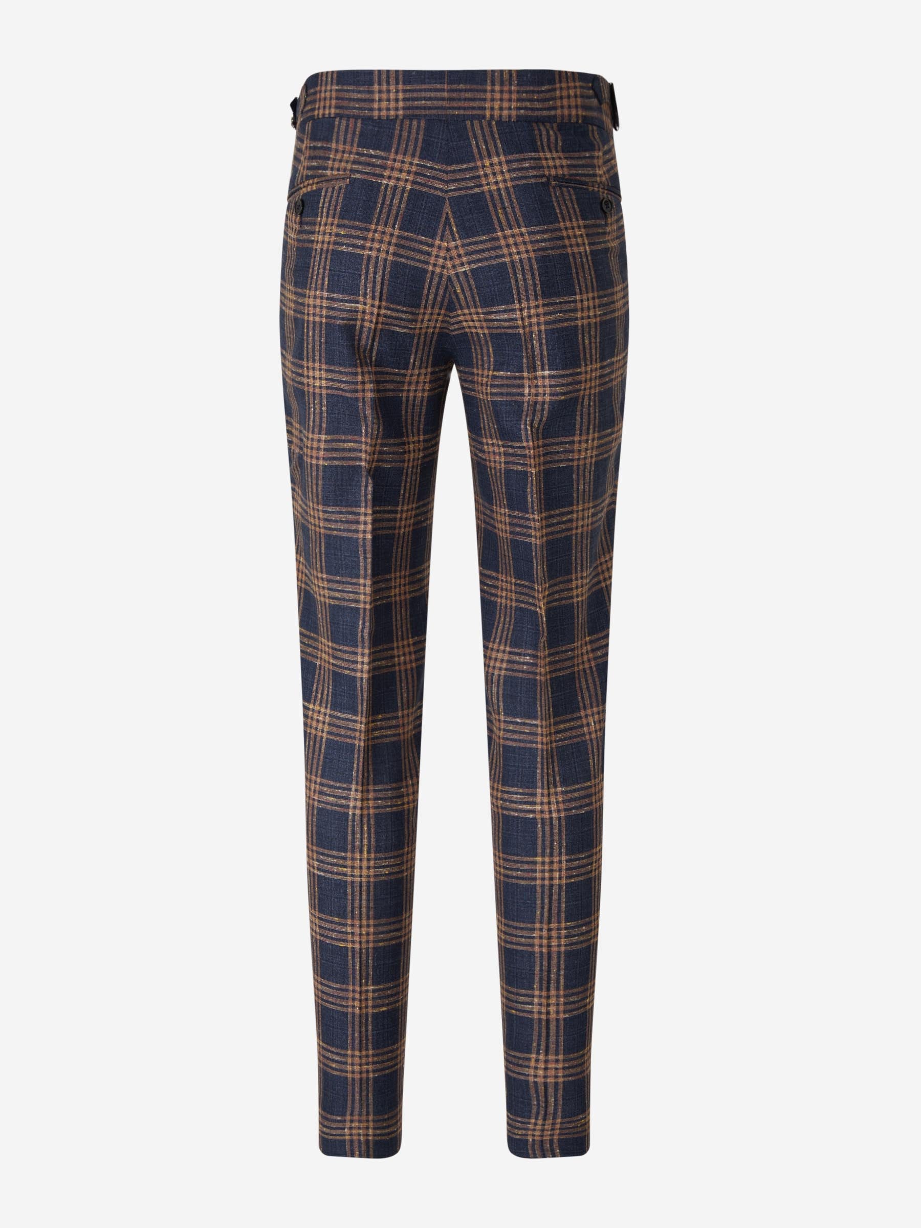 Outlet online Scabal Hombre Pantalones Vestir Lana color Caramelo sku 322-000423 01 - Foto 2