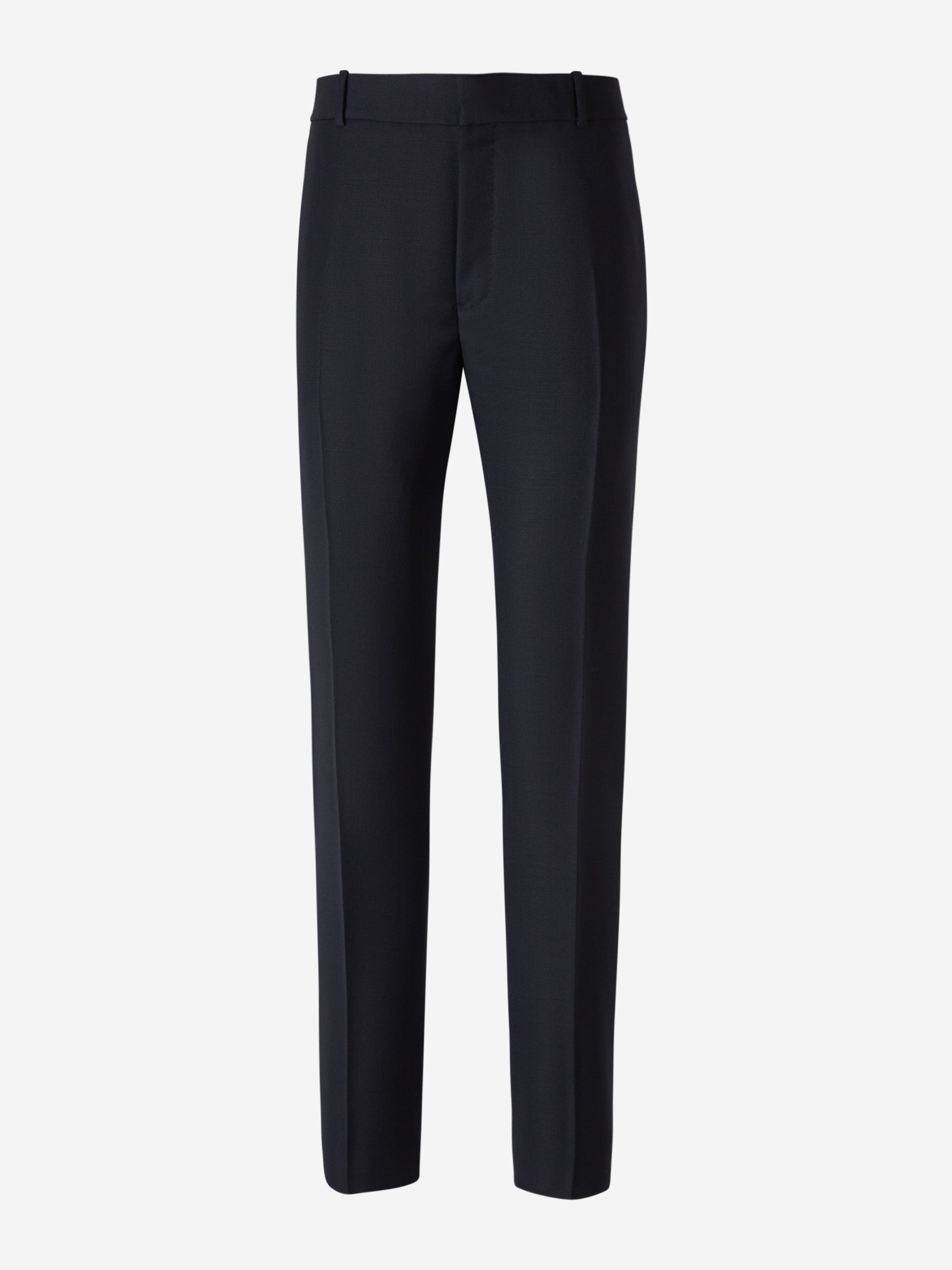 Outlet online Alexander McQueen Hombre Pantalones Lana Y Mohair color Azul Marino sku 322-000436 01 - Foto 1