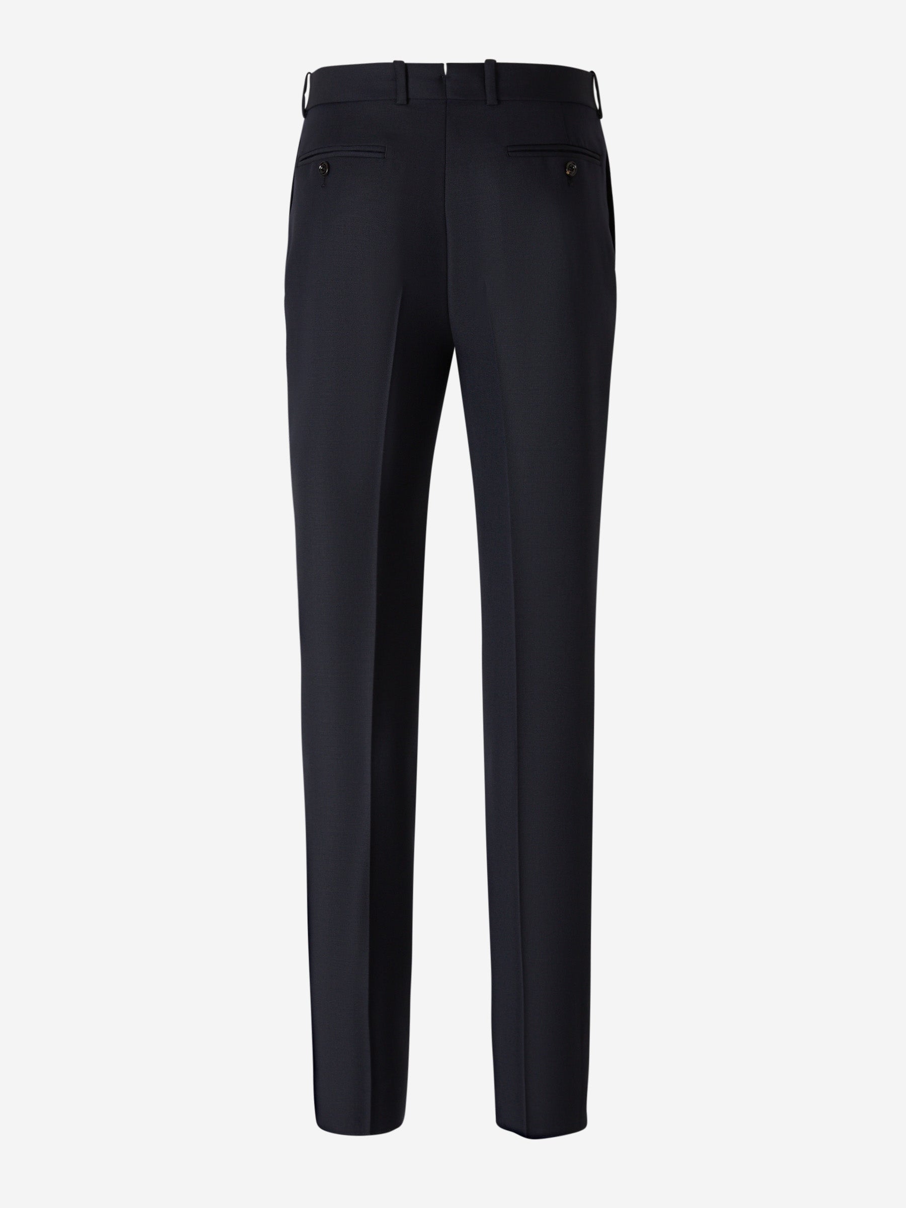 Outlet online Alexander McQueen Hombre Pantalones Lana Y Mohair color Azul Marino sku 322-000436 01 - Foto 2