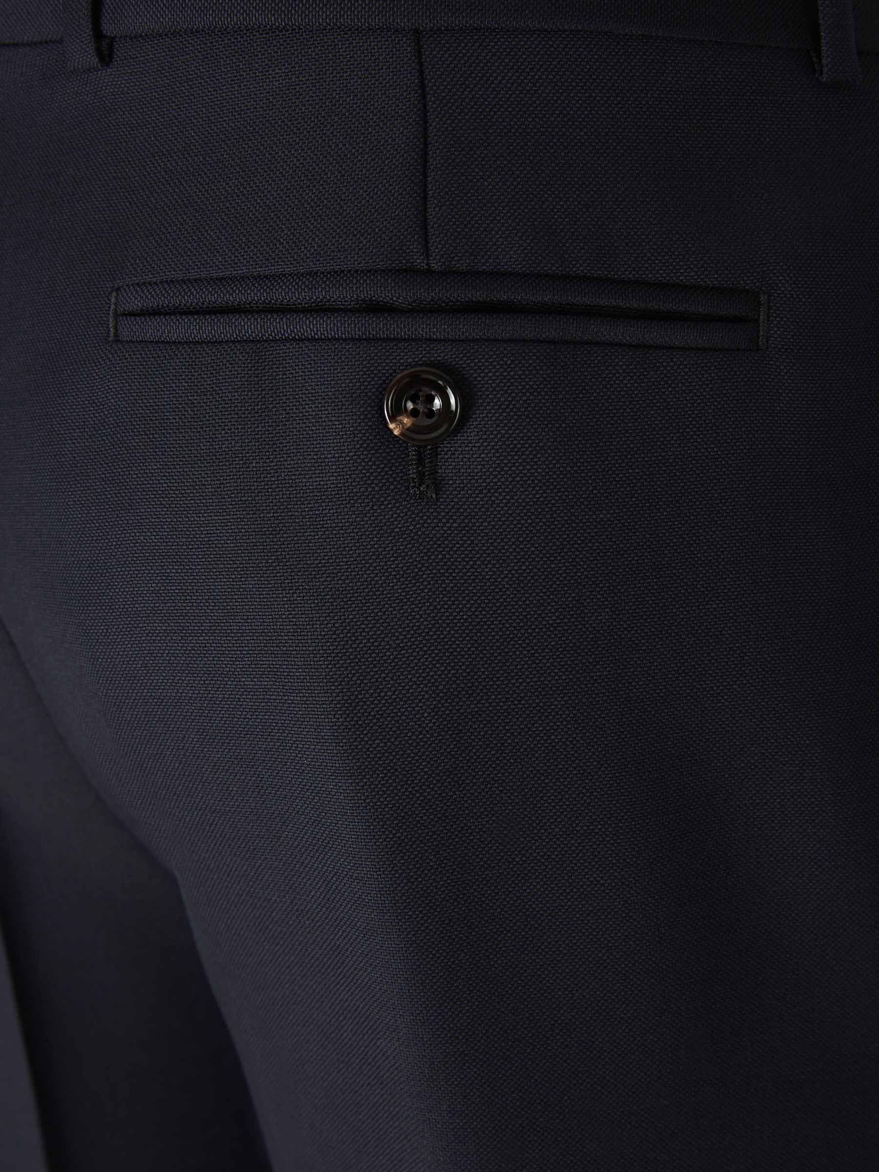 Alexander McQueen Pantalones Lana Y Mohair color Azul Marino sku 322-000436 01 - Foto 4
