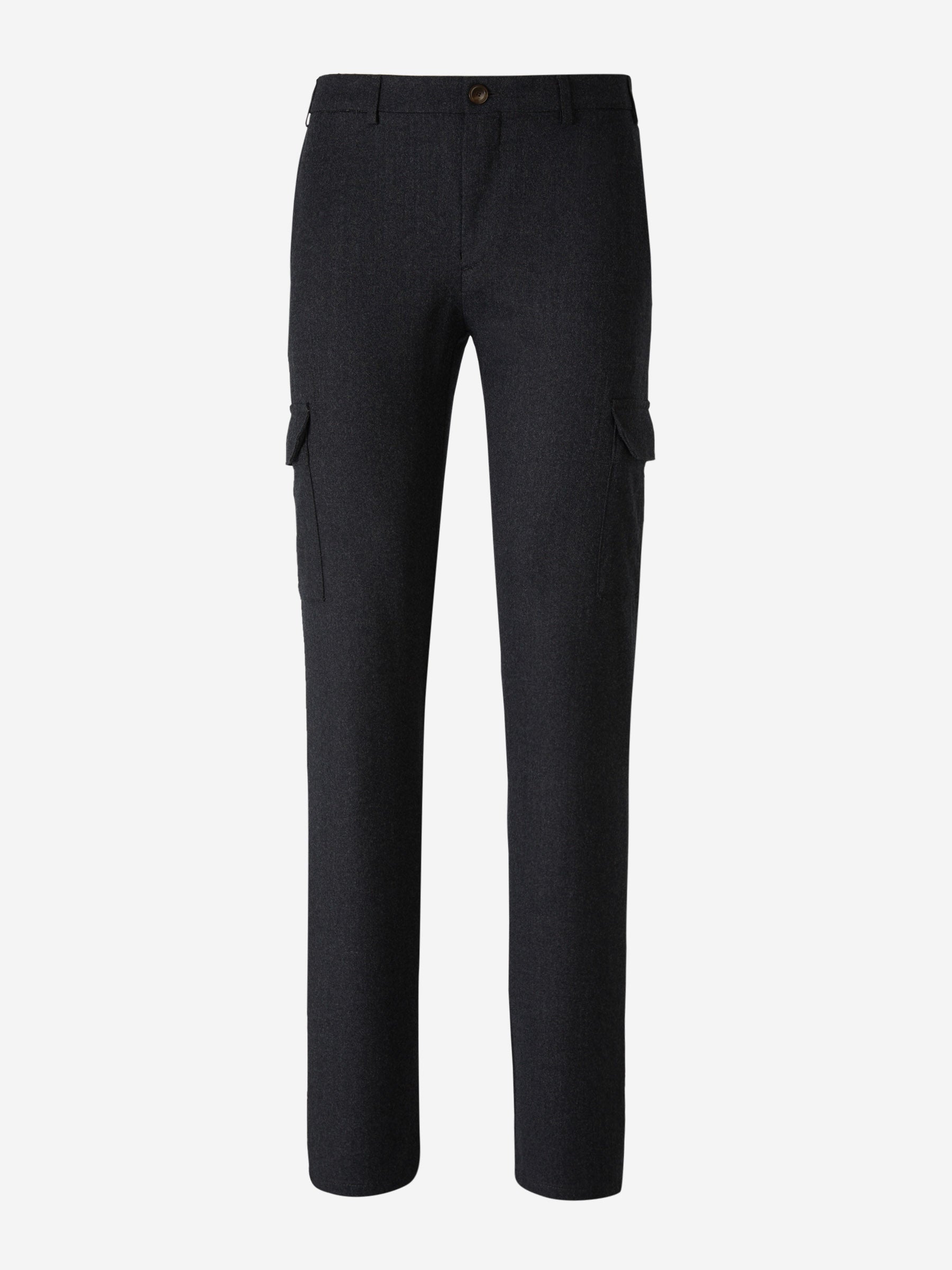 Outlet online Canali Hombre Pantalones Cargo Lana color Gris Oscuro sku 322-000438 01 - Foto 1