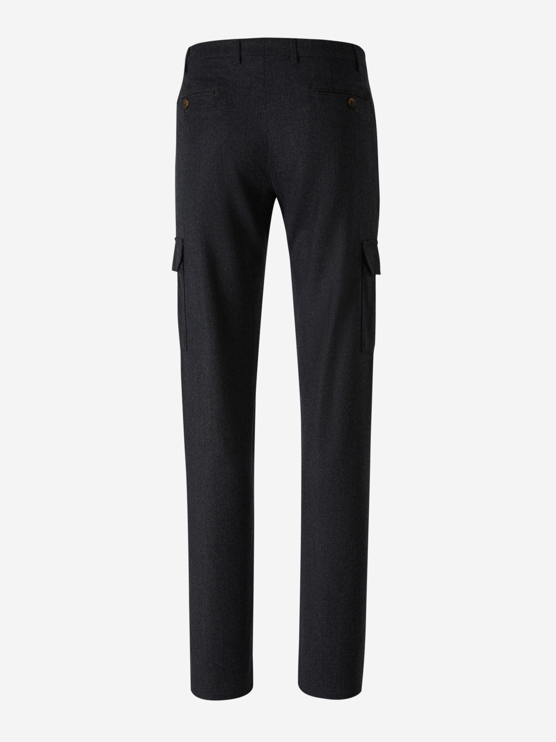 Outlet online Canali Hombre Pantalones Cargo Lana color Gris Oscuro sku 322-000438 01 - Foto 3