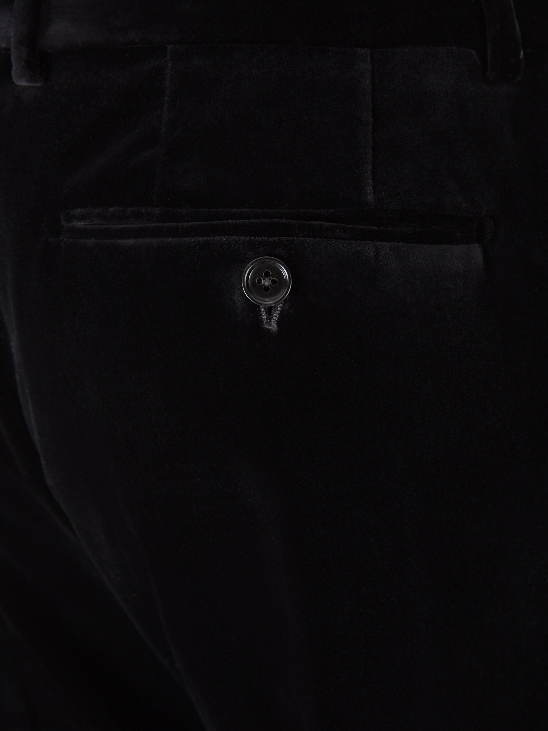 Outlet online Tom Ford Hombre Pantalones Terciopelo color Negro sku 322-000440 01 - Foto 4