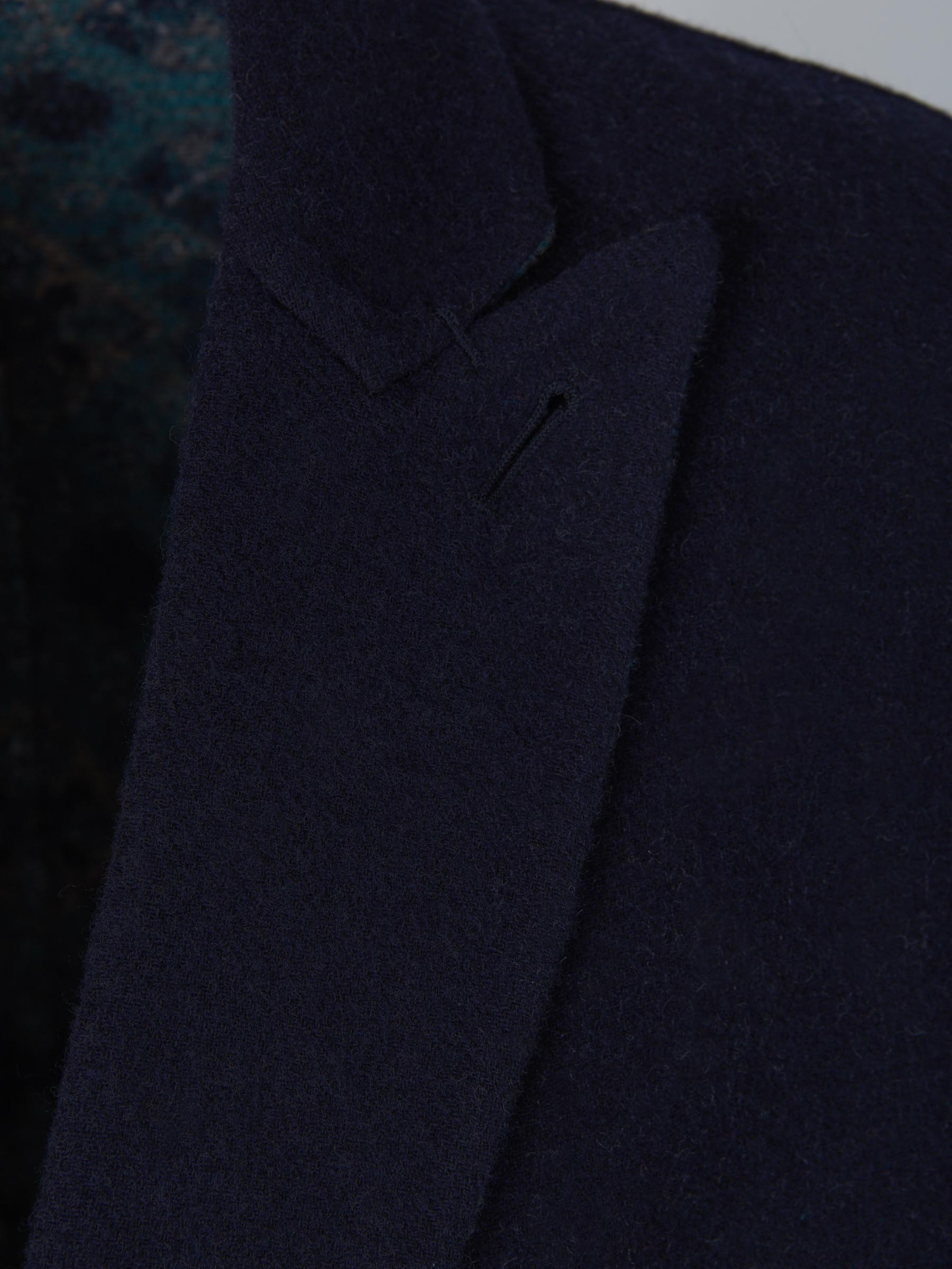 Etro Abrigo Reversible Lana color Azul Noche sku 341-000475 01 - Foto 3