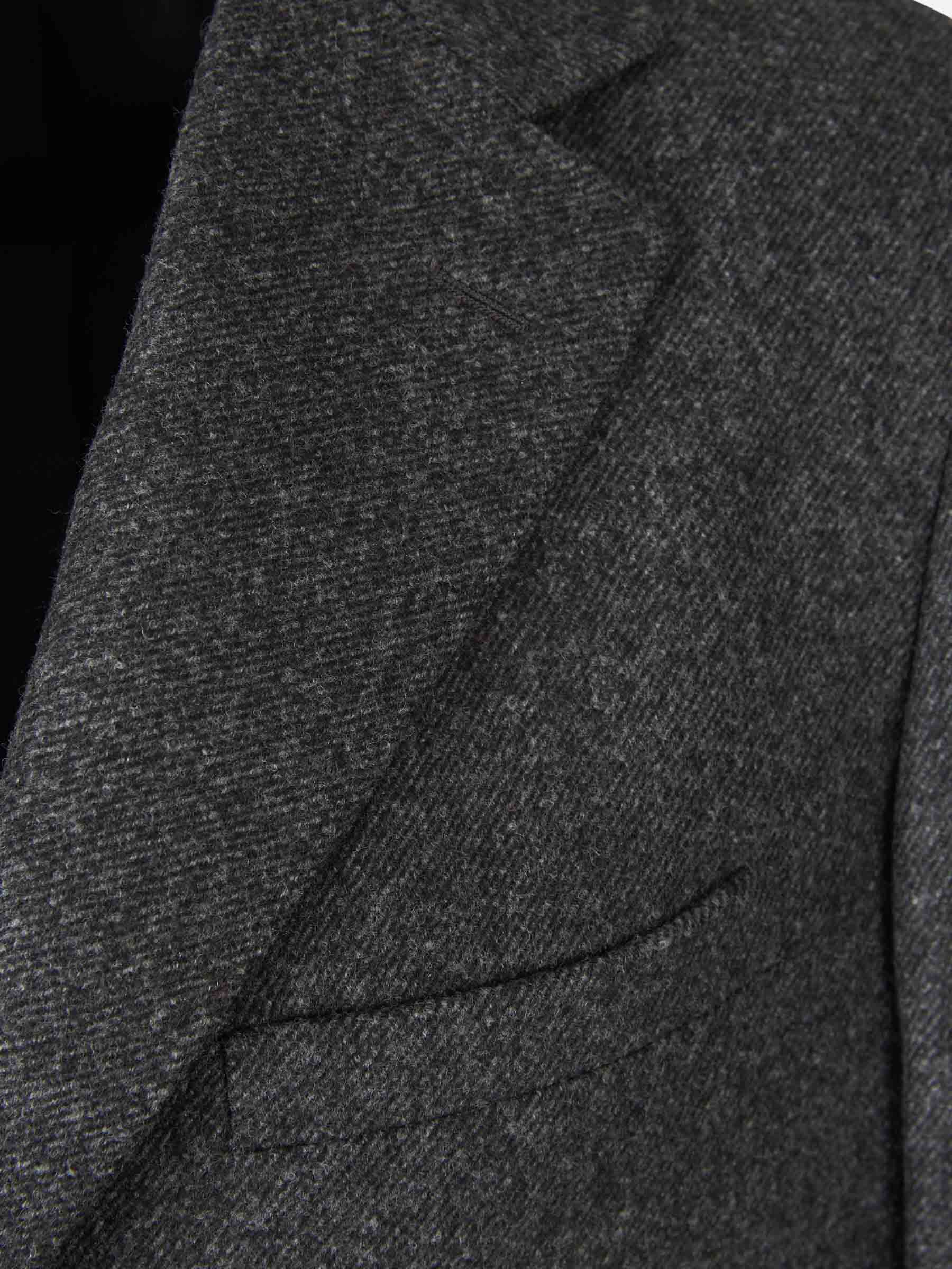 Canali Abrigo Lana Bolsillos color Gris Oscuro sku 341-000507 01 - Foto 1