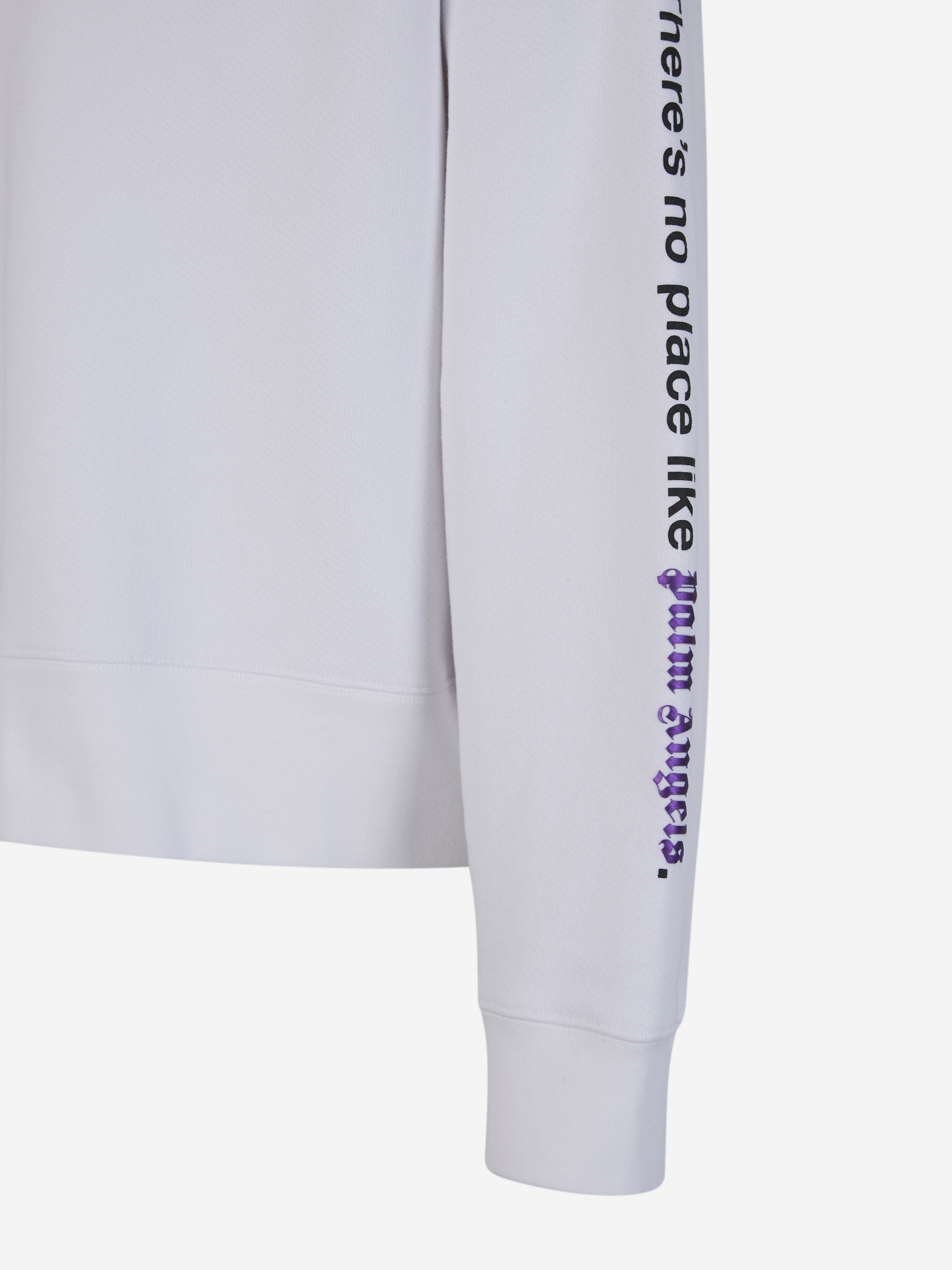 Outlet online Palm Angels Hombre Sudadera Lisa Capucha color Blanco sku 545-001594 01 - Foto 4