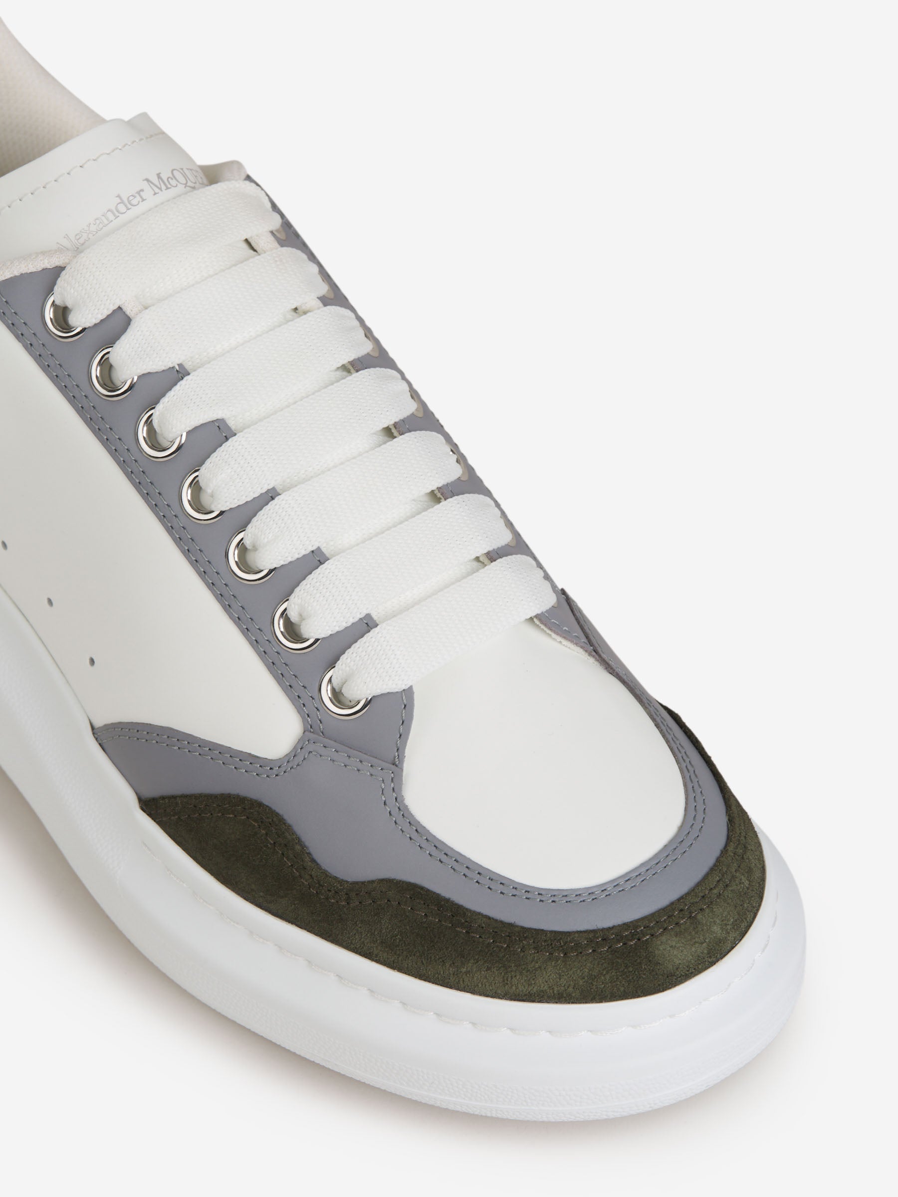Outlet online Alexander McQueen Hombre Sneakers Oversized Piel color Blanco sku 616-002637 01 - Foto 5