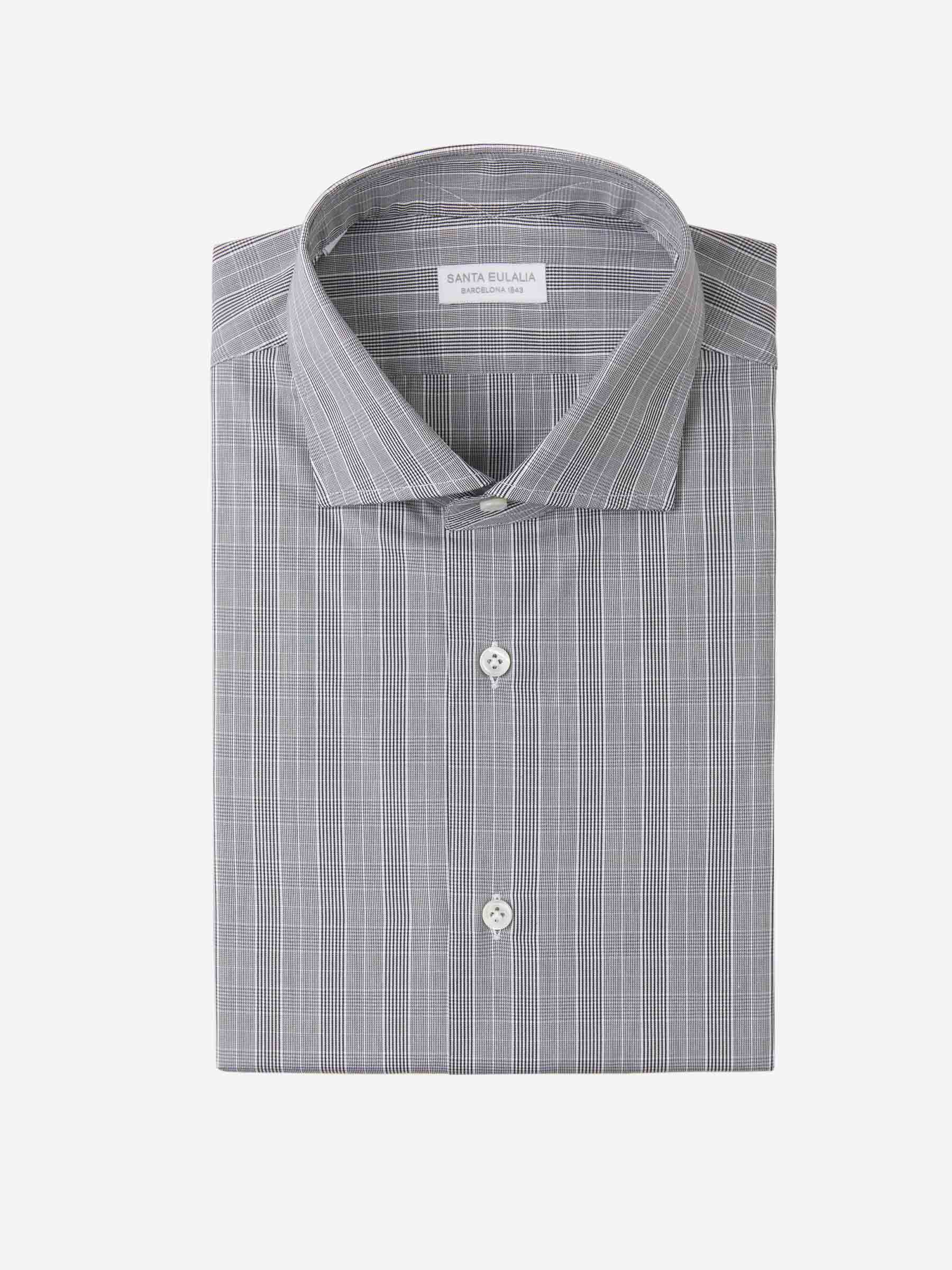 Santa Eulalia Camisa Motivo Príncipe de Gales color Gris Piedra sku 401-002931 01 - Foto 1