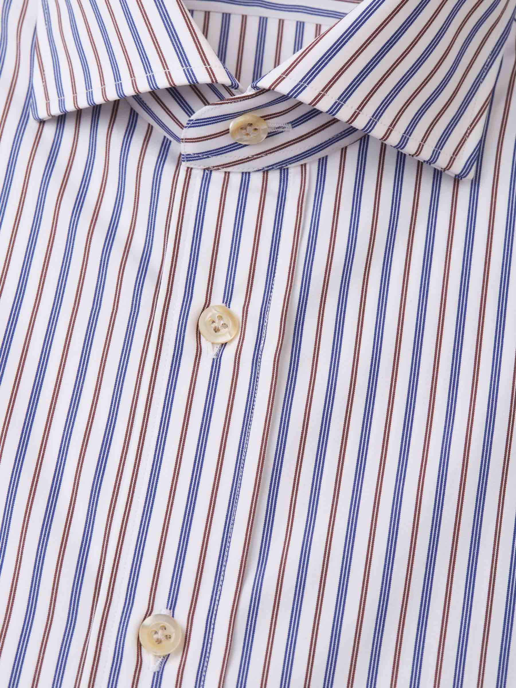 Santa Eulalia Camisa Motivo Rayas color Marrón Oscuro sku 401-002952 01 - Foto 2