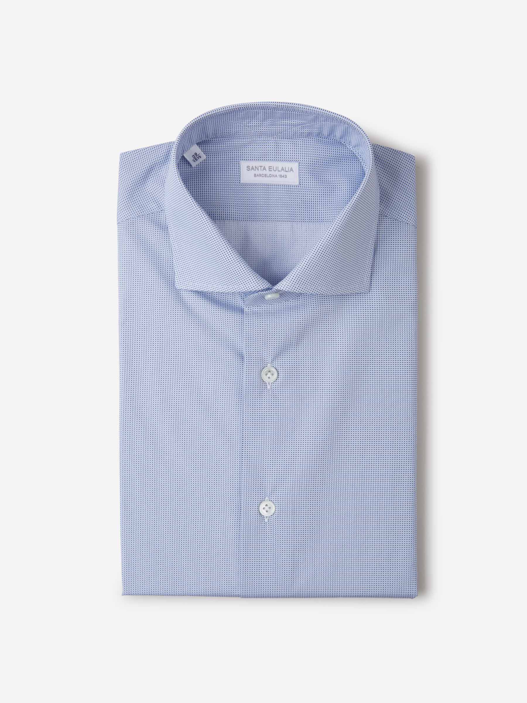 Santa Eulalia Camisa Motivo Geométrico color Azul Cielo sku 401-002962 01 - Foto 1