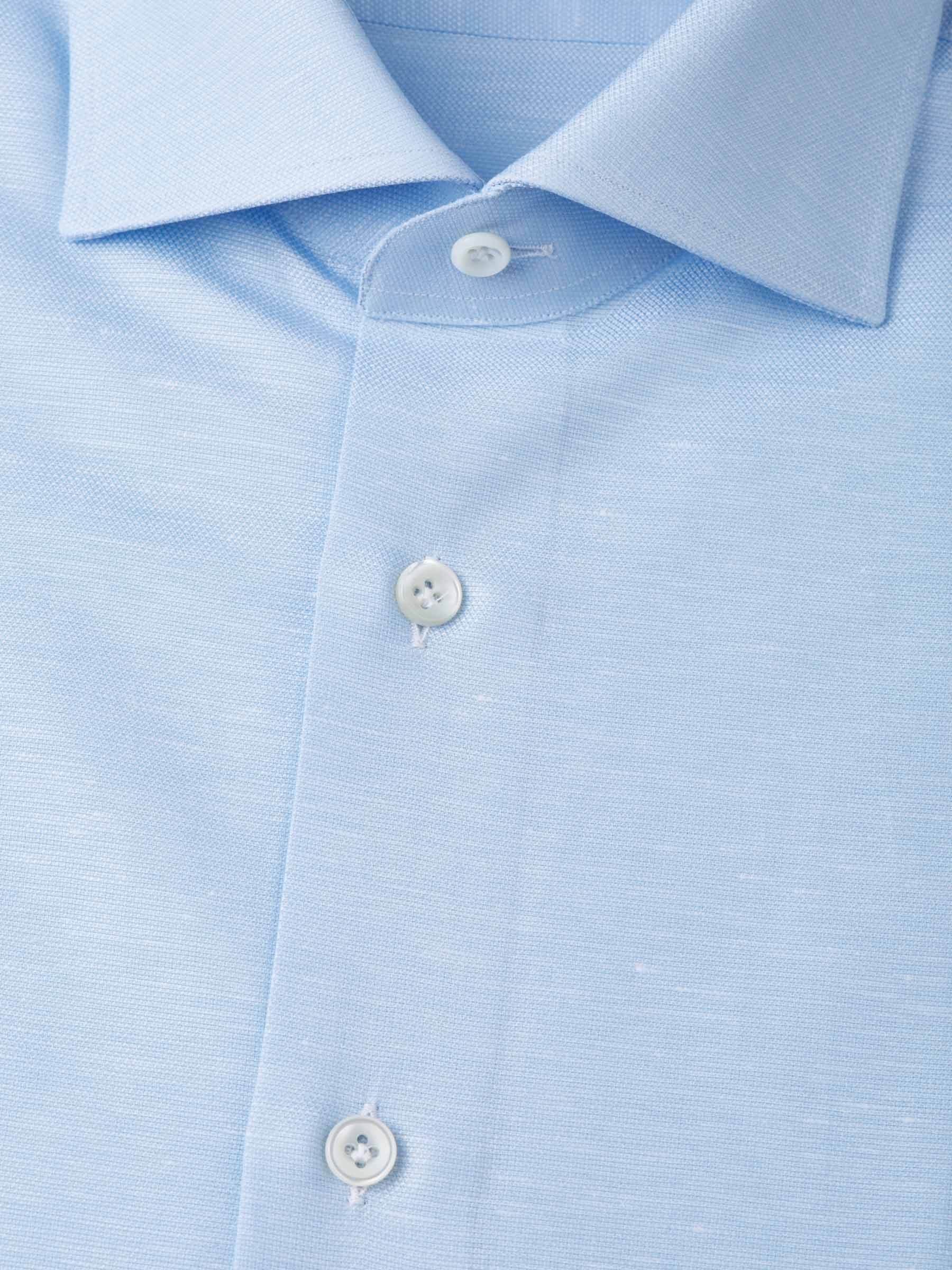 Santa Eulalia Camisa Piqué Lino Algodón color Azul Cielo sku 401-002964 01 - Foto 2