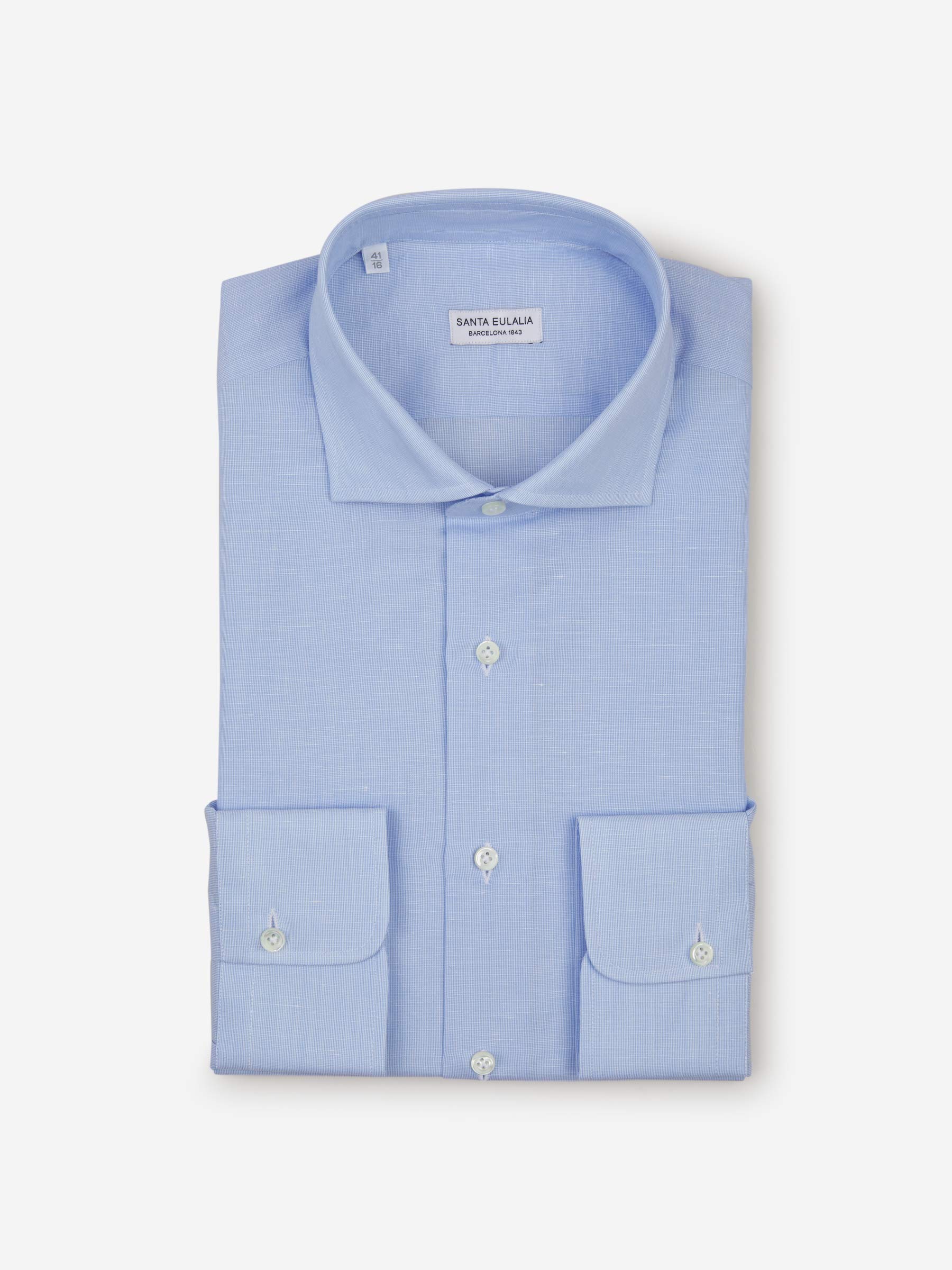 Santa Eulalia Camisa Lisa color Blanco sku 401-003001 02 - Foto 3