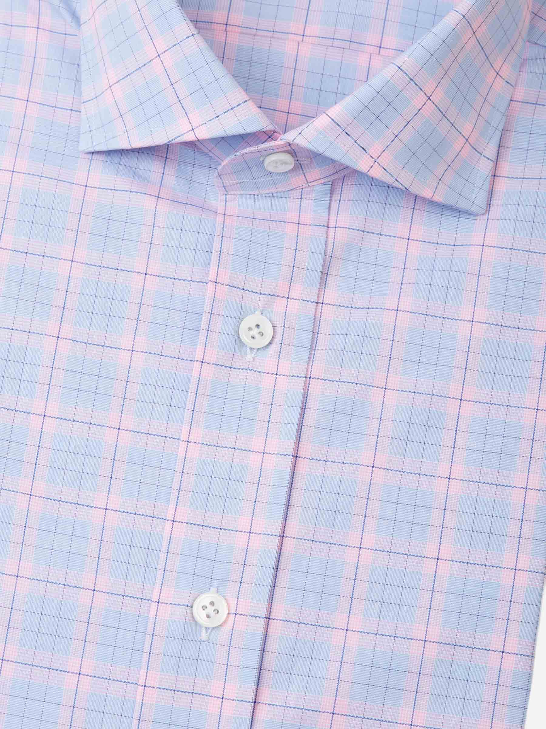 Santa Eulalia Camisa Motivo Cuadros color Azul Cielo sku 401-003021 01 - Foto 2