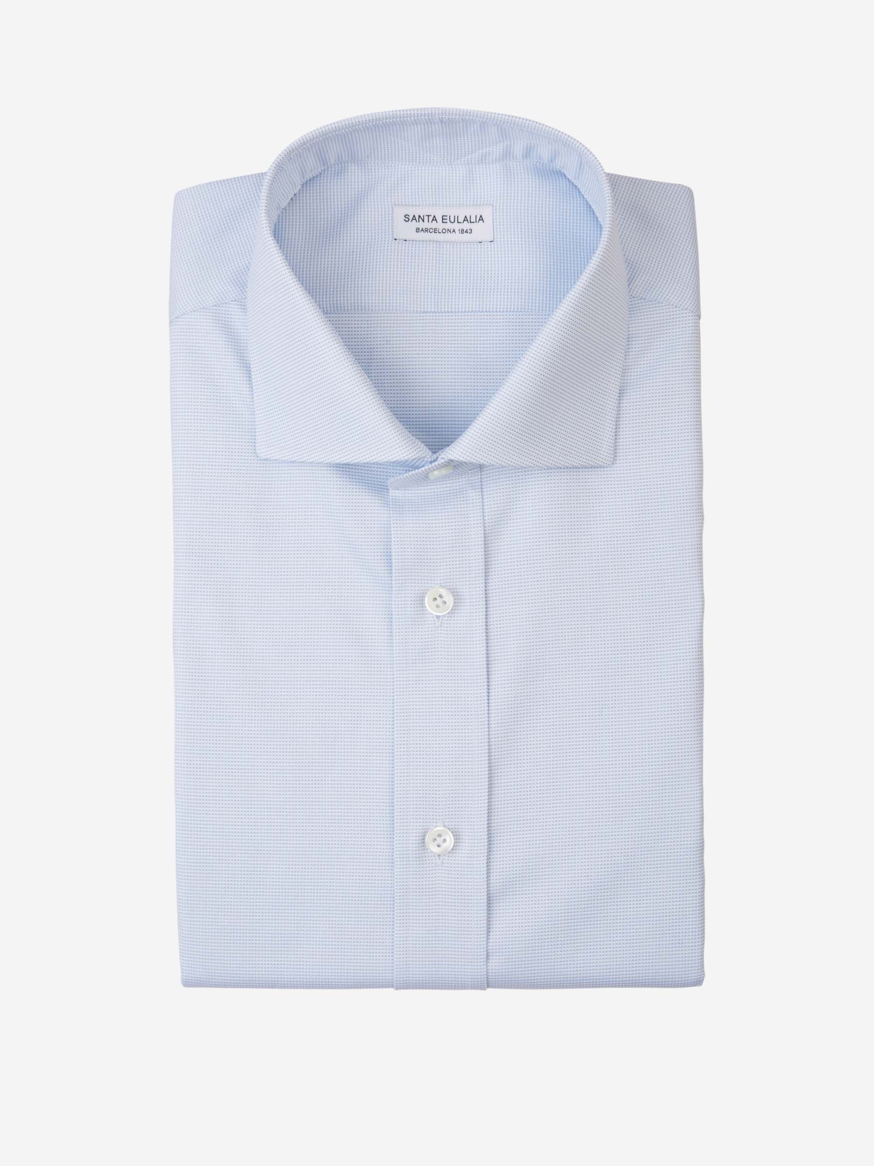 Santa Eulalia Camisa Motivo Geométrico color Azul Cielo sku 401-003024 01 - Foto 1