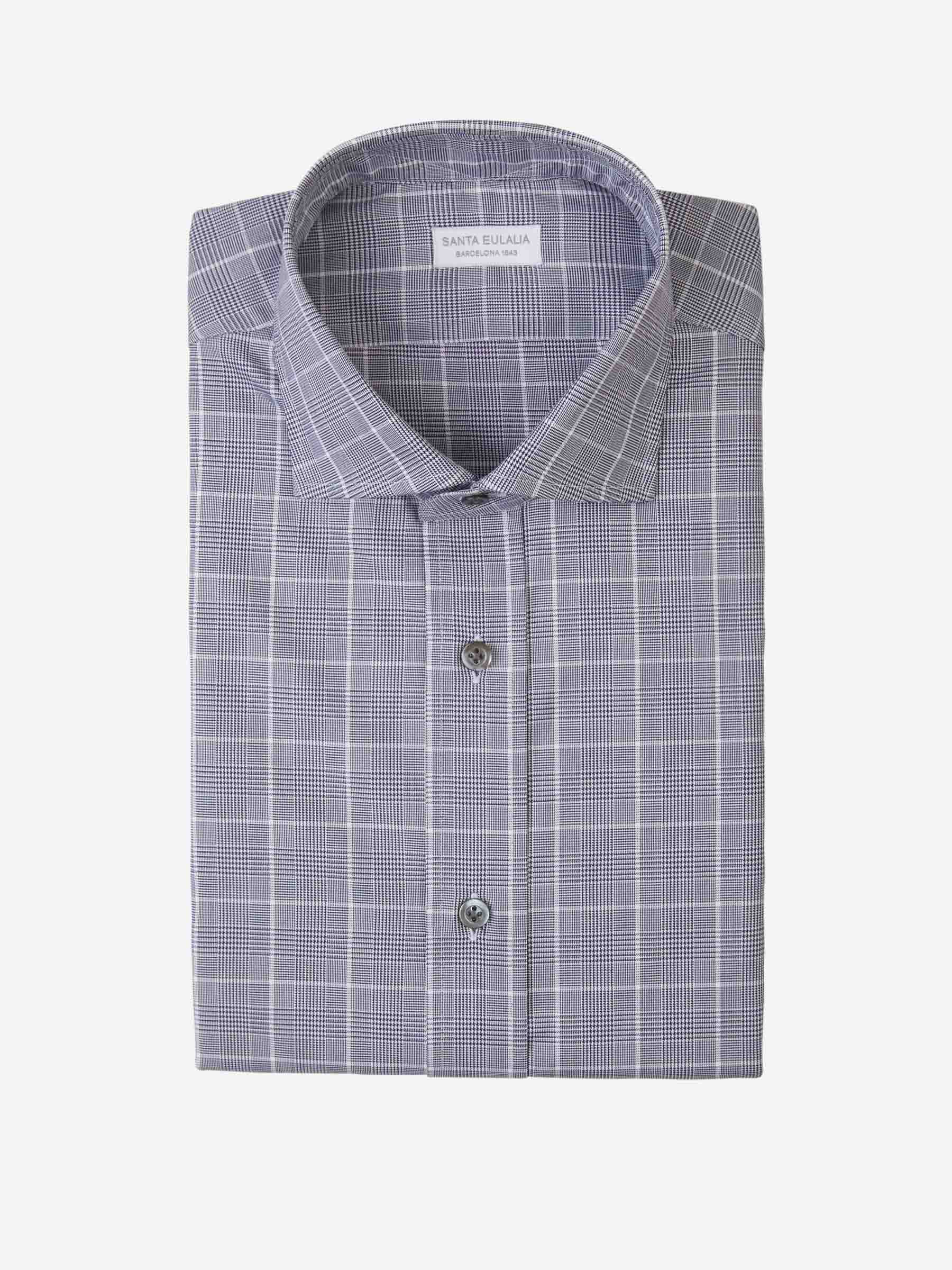 Santa Eulalia Camisa Motivo Cuadros color Negro sku 401-003030 01 - Foto 1