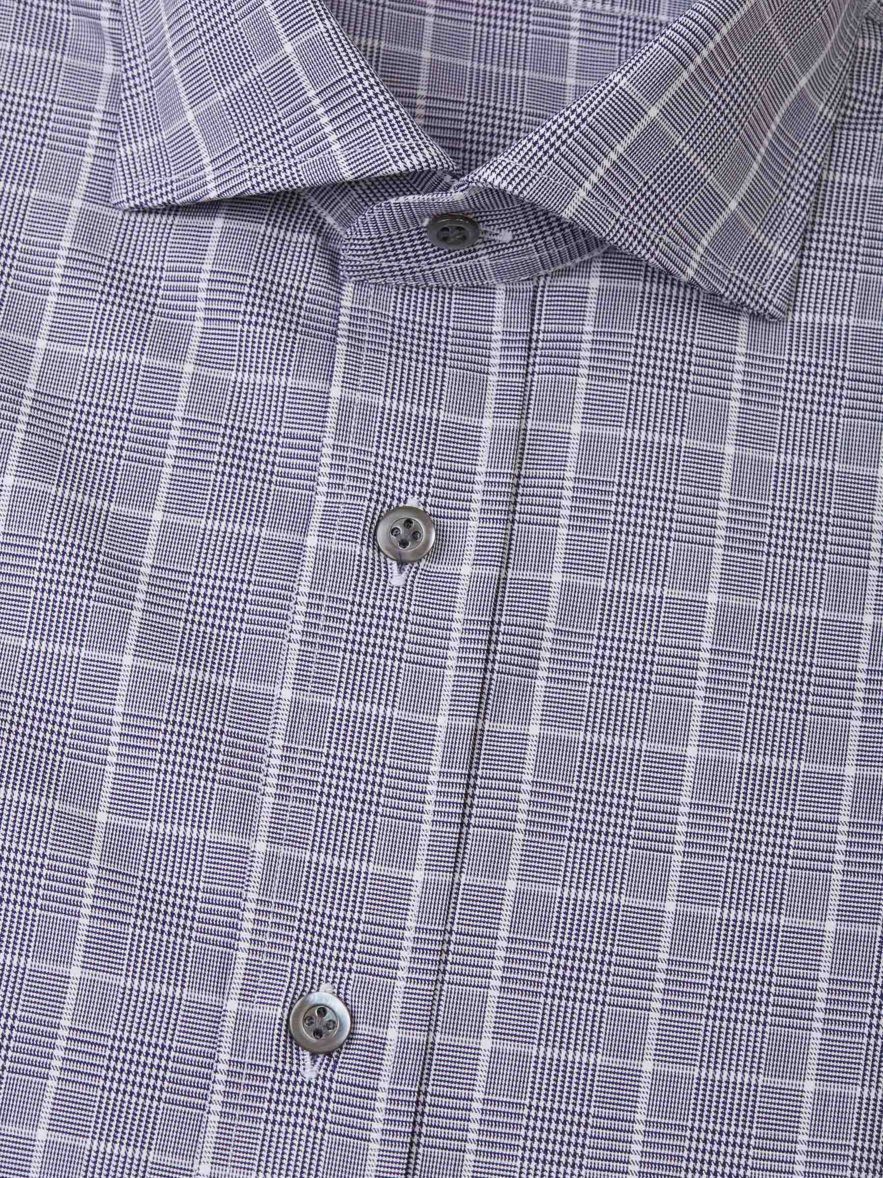 Santa Eulalia Camisa Motivo Cuadros color Negro sku 401-003030 01 - Foto 2