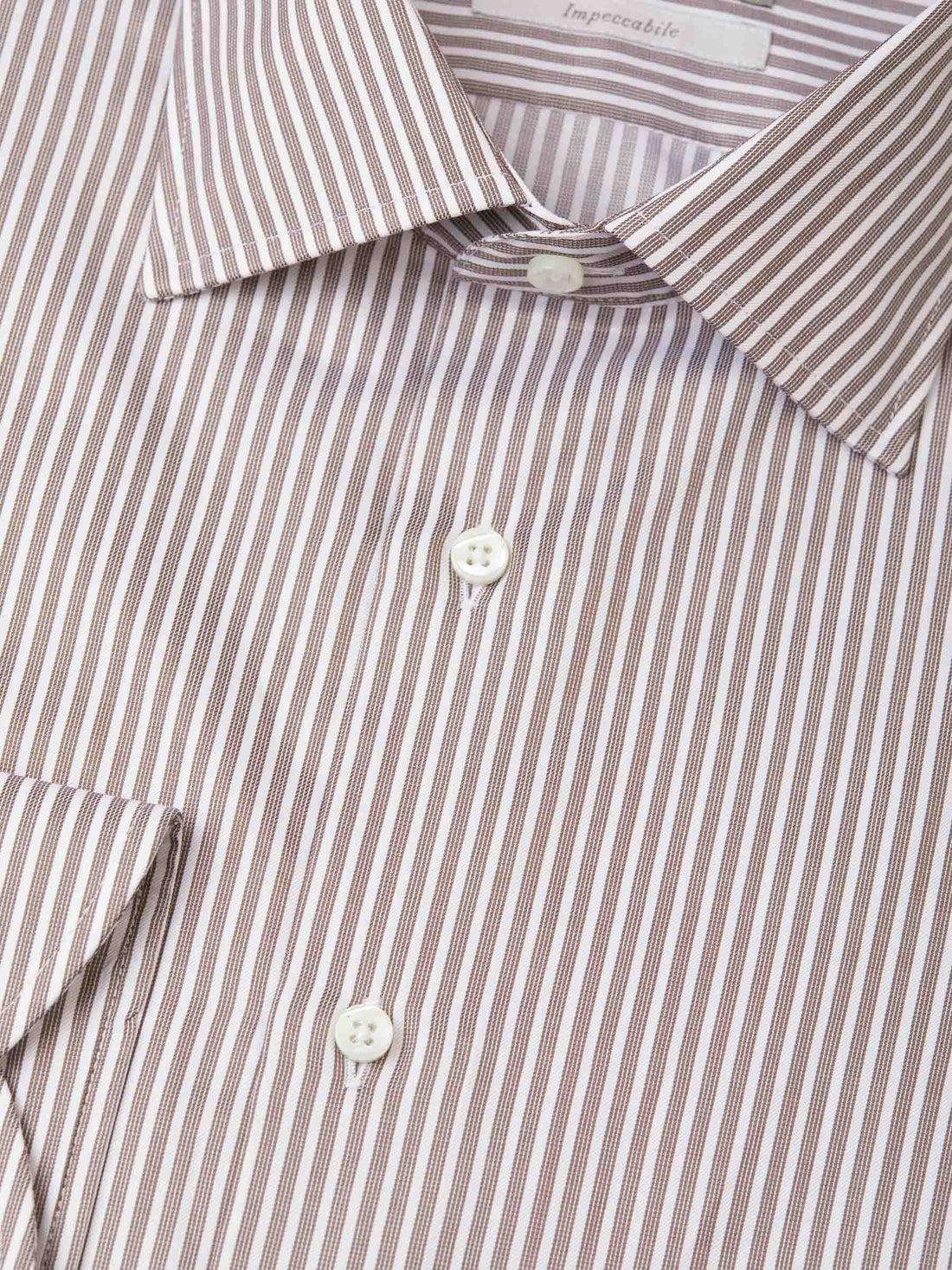 Canali Camisa Motivo Rayas color Blanco sku 401-003032 01 - Foto 1