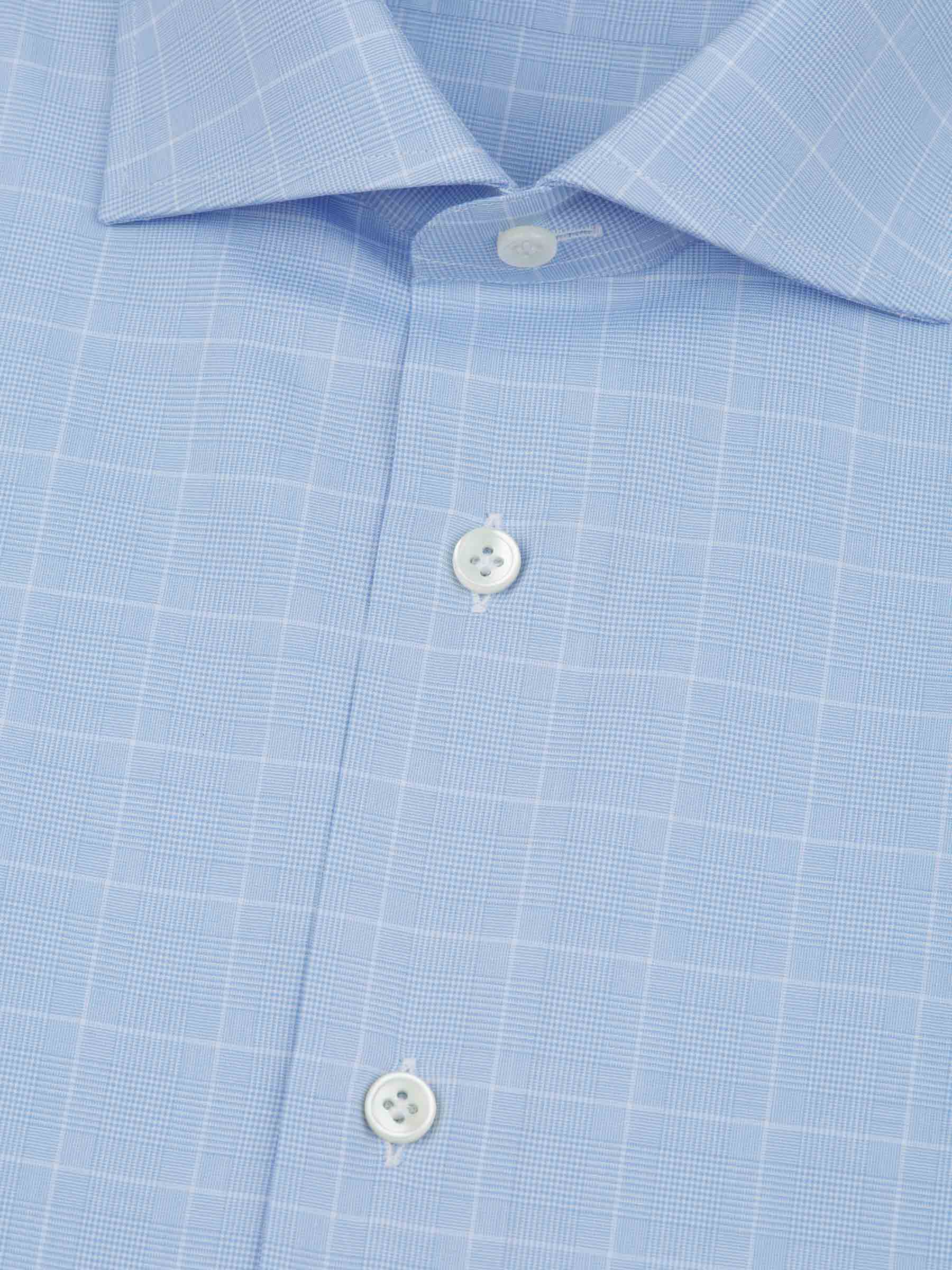 Santa Eulalia Camisa Algodón Cuadros color Azul Cielo sku 401-003088 01 - Foto 1