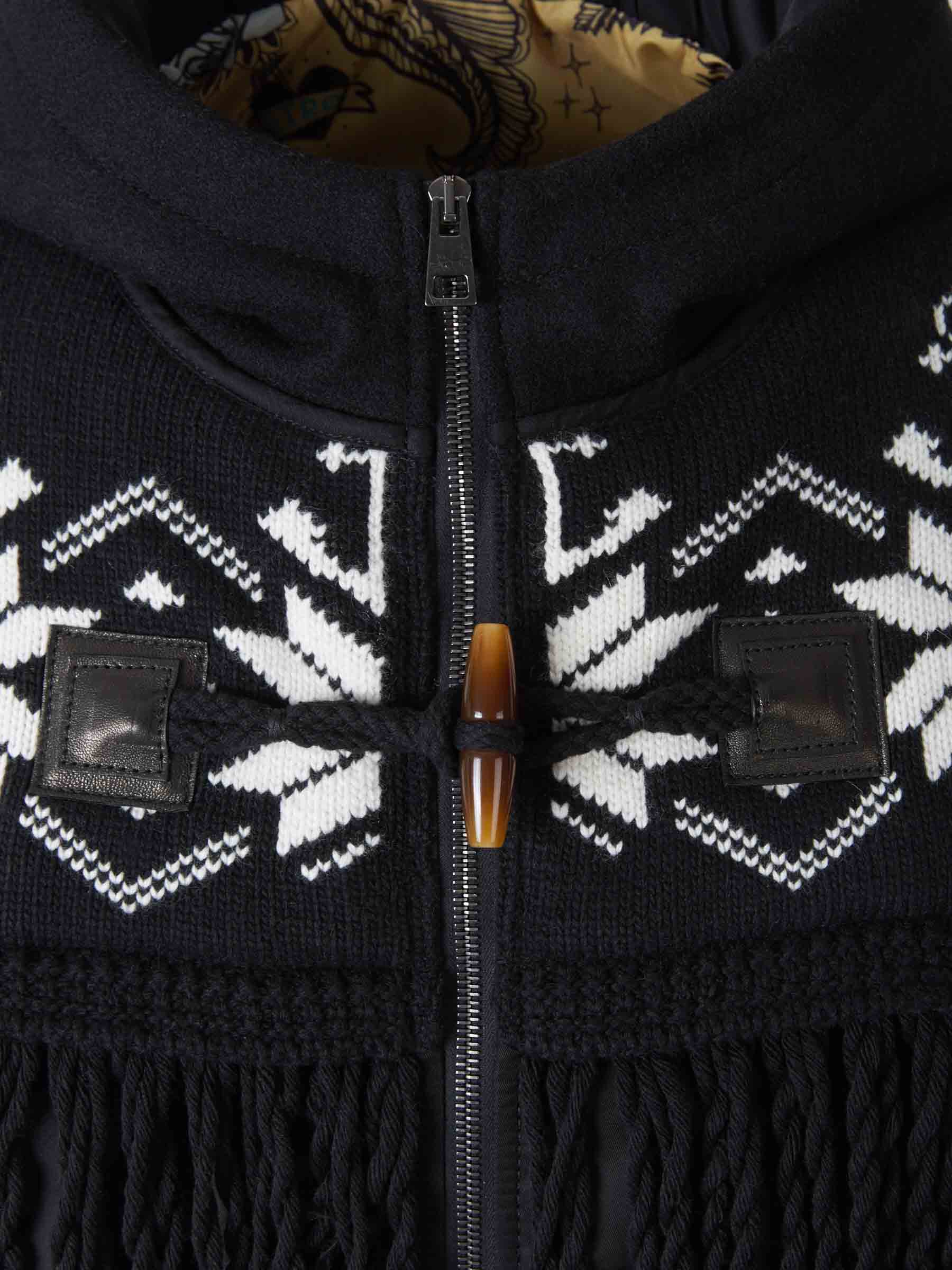 Etro Chaqueta Punto Jacquard color Negro sku 502-001434 01 - Foto 4