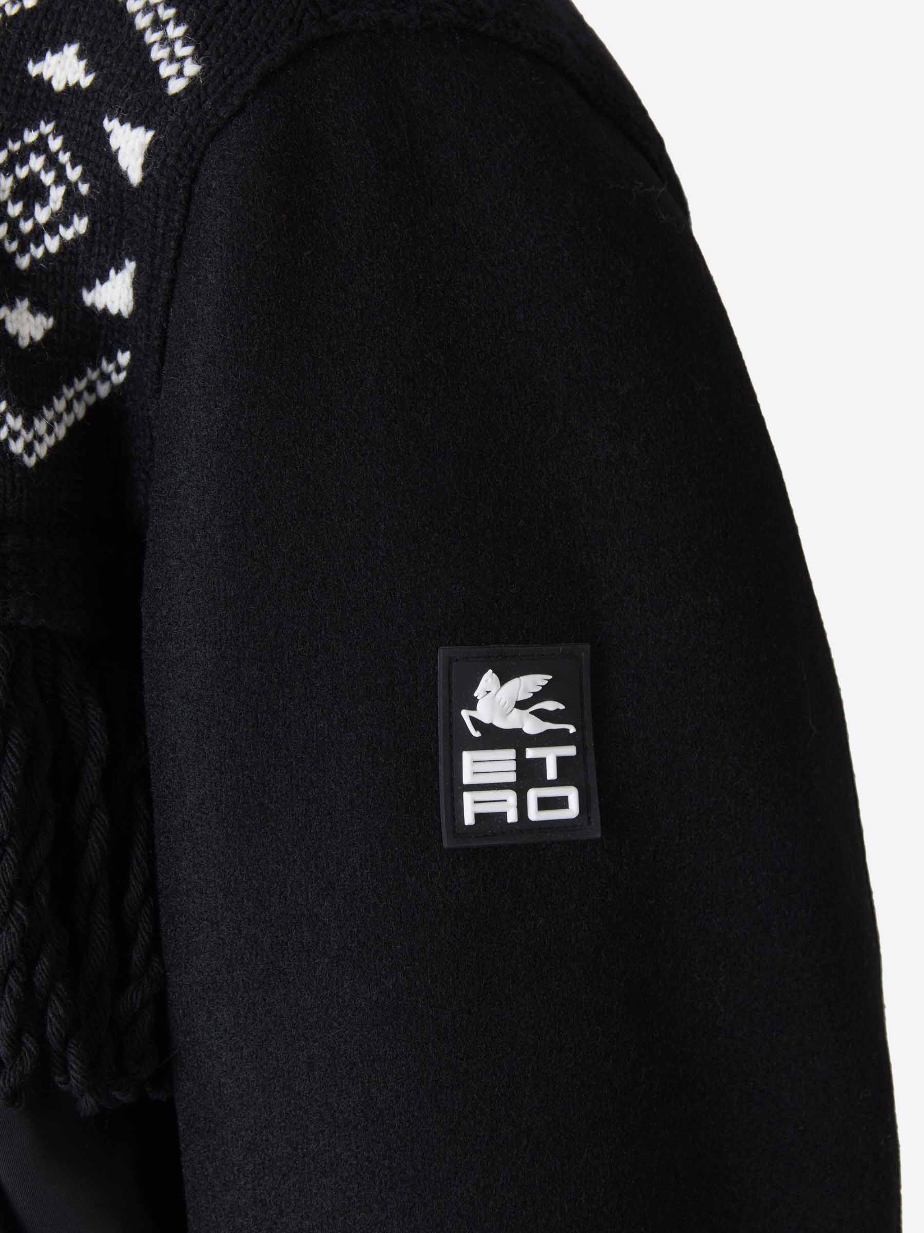 Etro Chaqueta Punto Jacquard color Negro sku 502-001434 01 - Foto 6